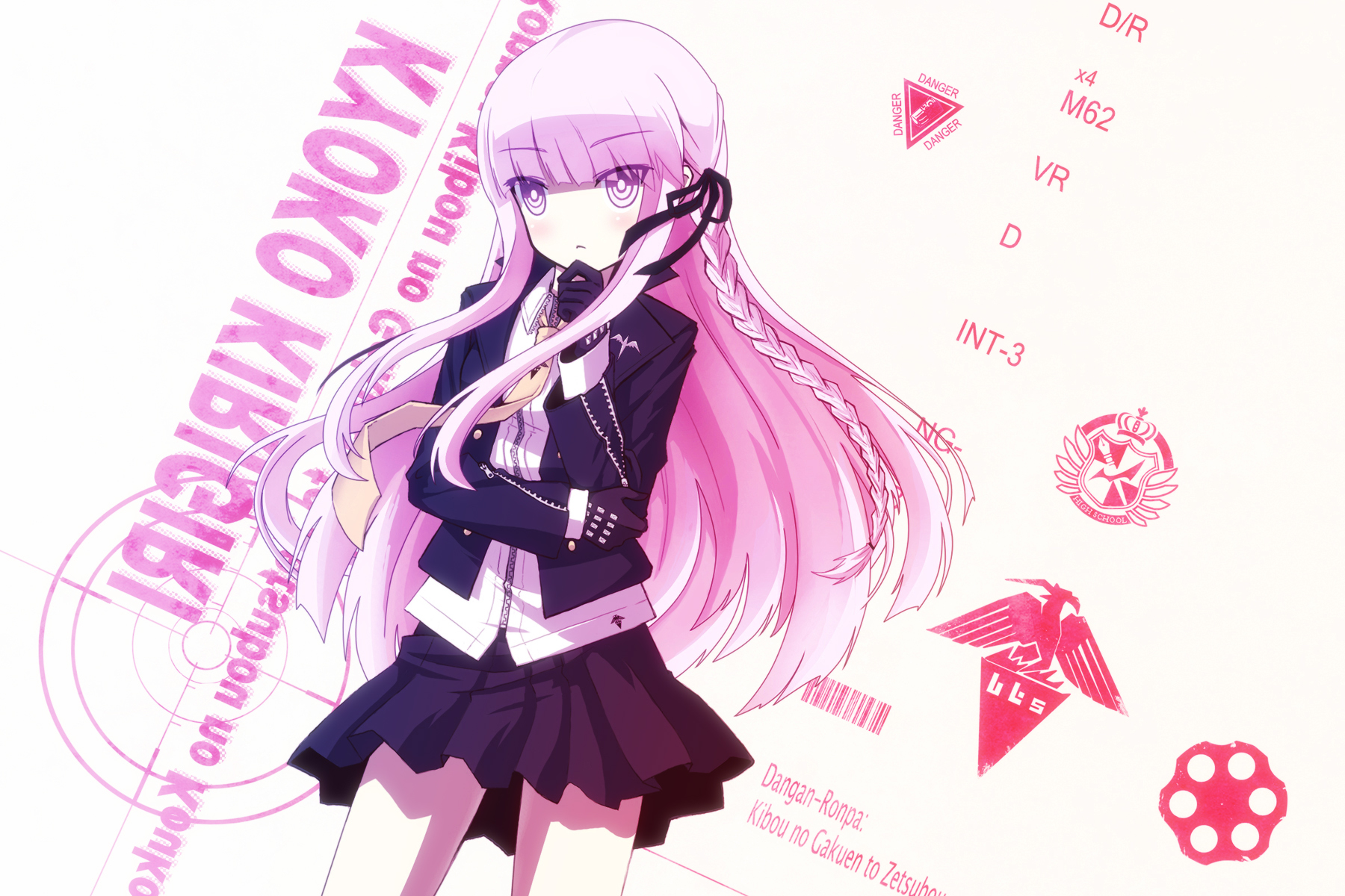 Kyoko Kirigiri from Dangan-Ronpa HD Wallpaper