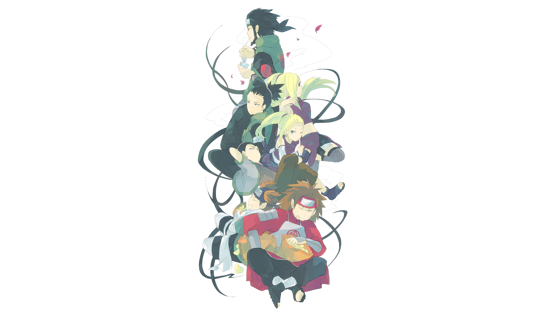 Shikamaru Nara and friends from Naruto HD Wallpaper