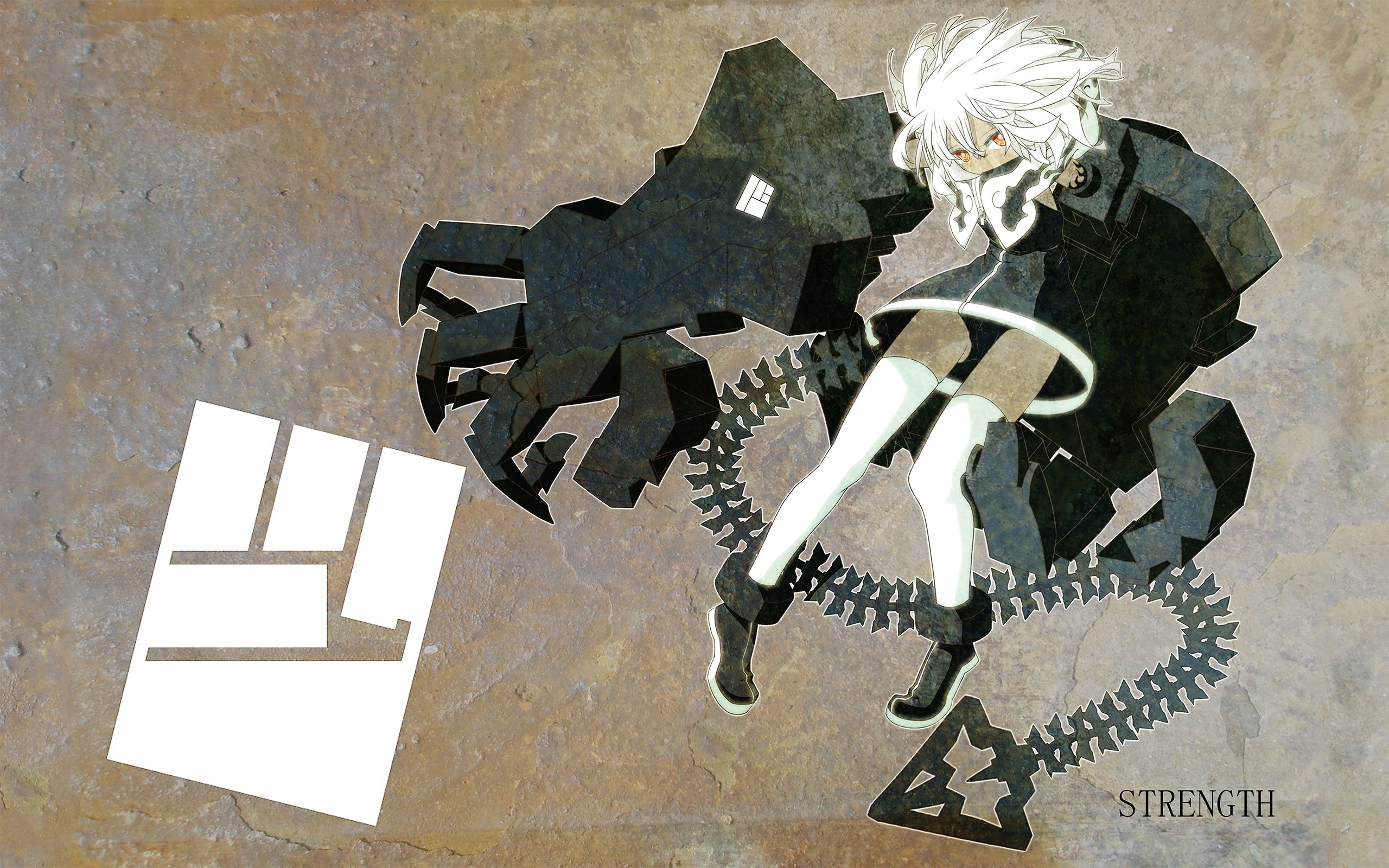 Strength from Black Rock Shooter HD Wallpaper