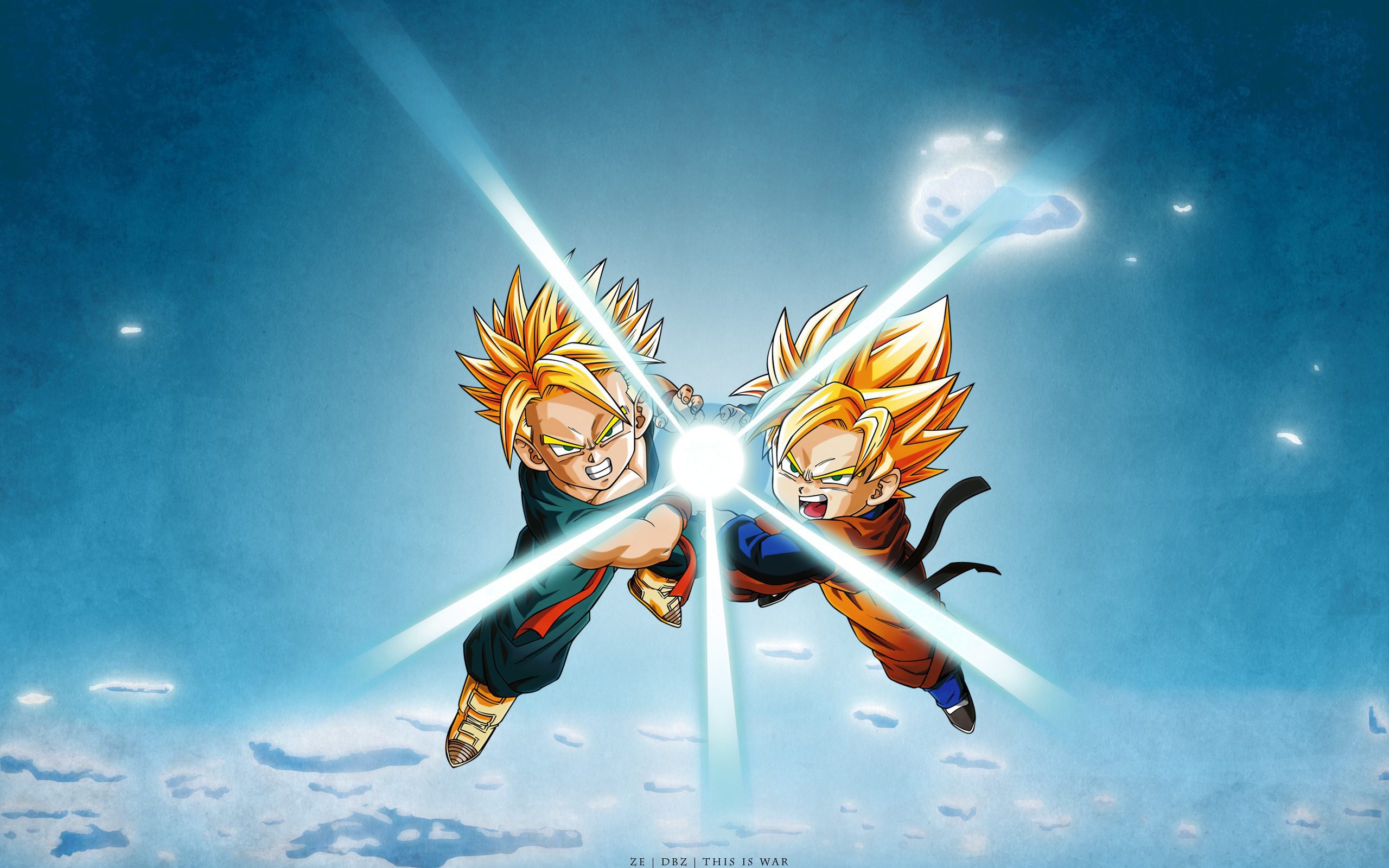 Goten and Trunks from Dragon Ball Z HD Wallpaper