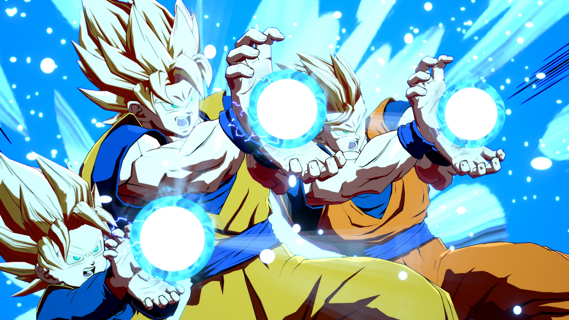 Goten and Goku from Dragon Ball HD Wallpaper