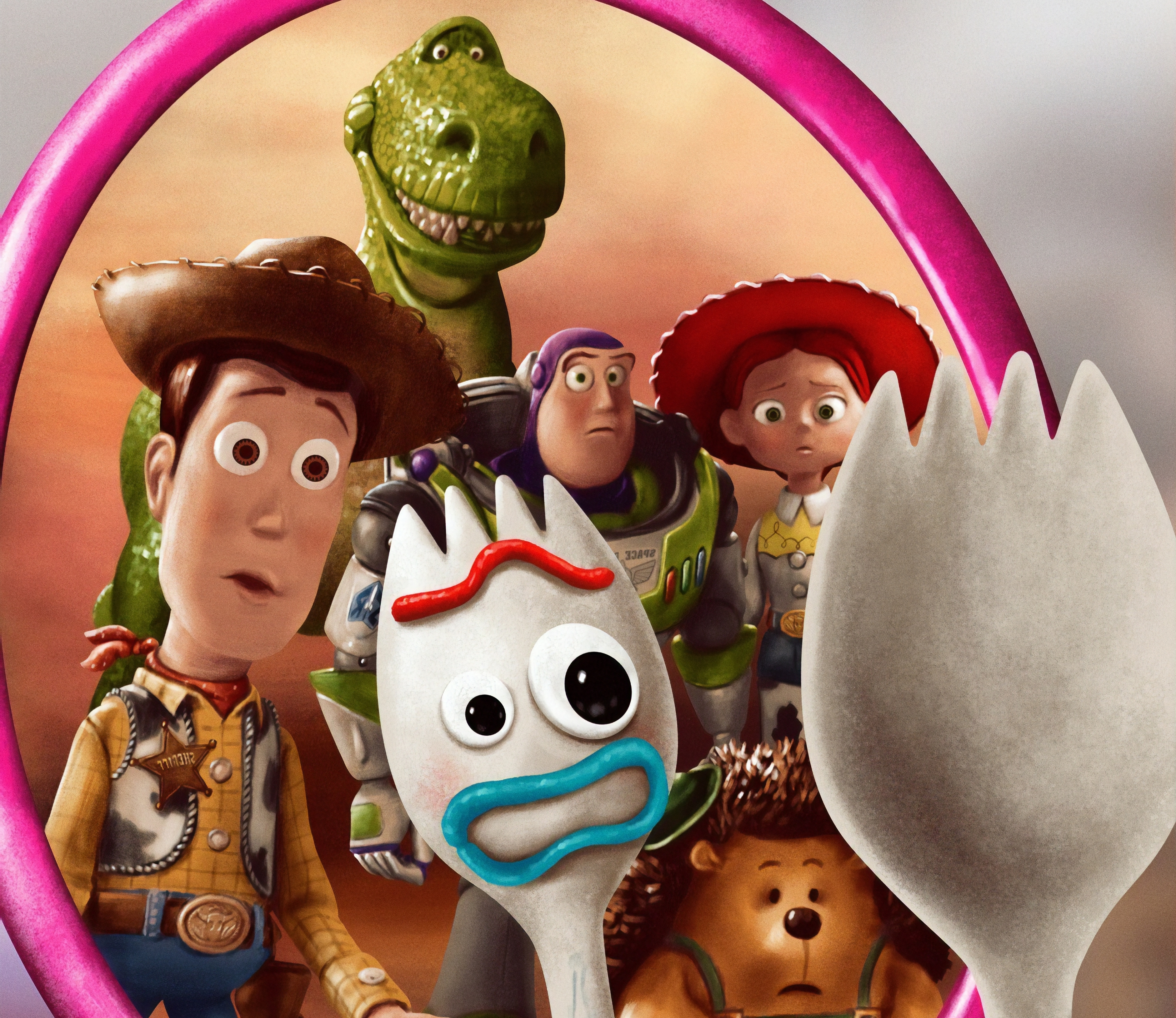 Woody, Buzz Lightyear, and friends from Toy Story HD Wallpaper