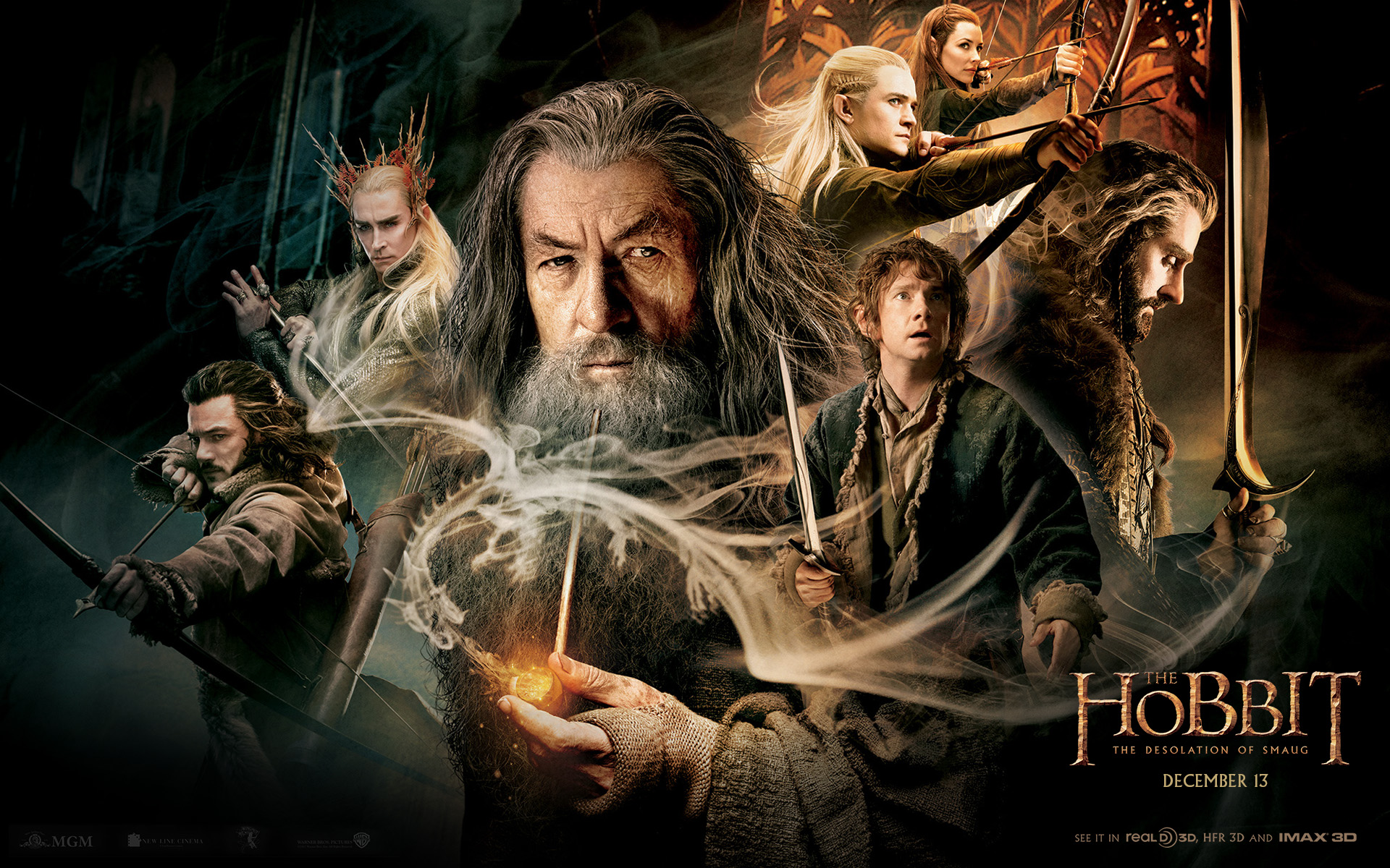 The Hobbit: The Desolation of Smaug Poster HD Wallpaper