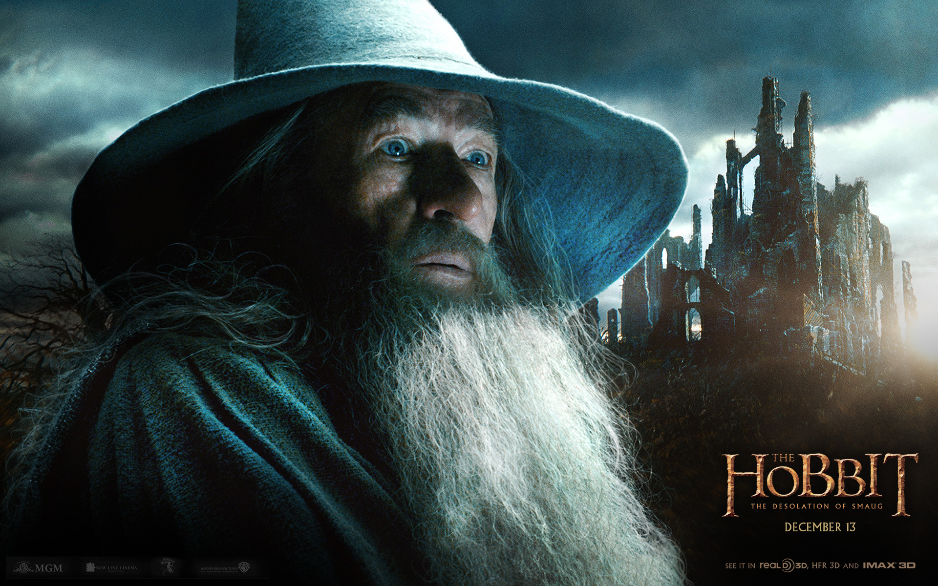 Gandalf from The Hobbit: The Desolation of Smaug HD Wallpaper