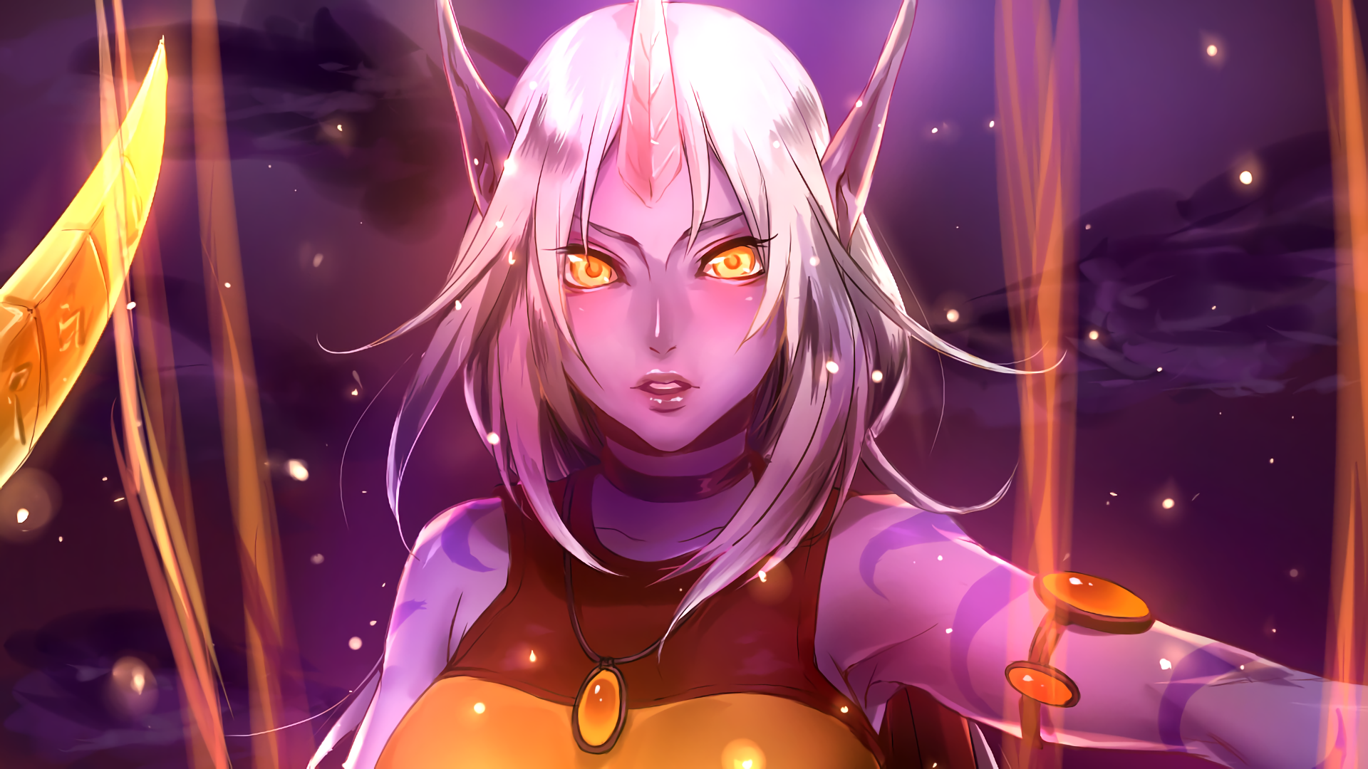 Soraka from League of Legends HD Wallpaper