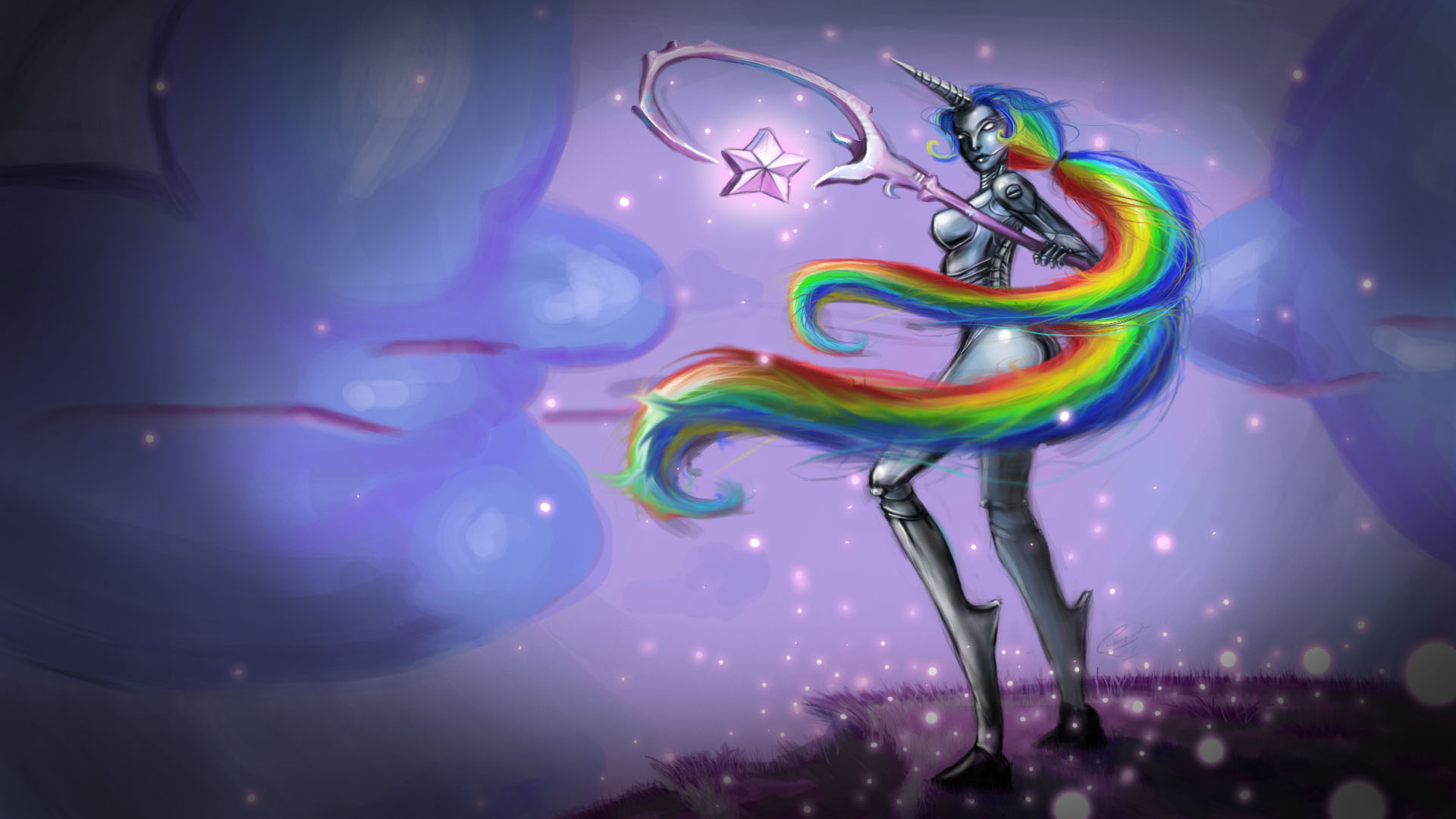 Soraka from League of Legends HD Wallpaper
