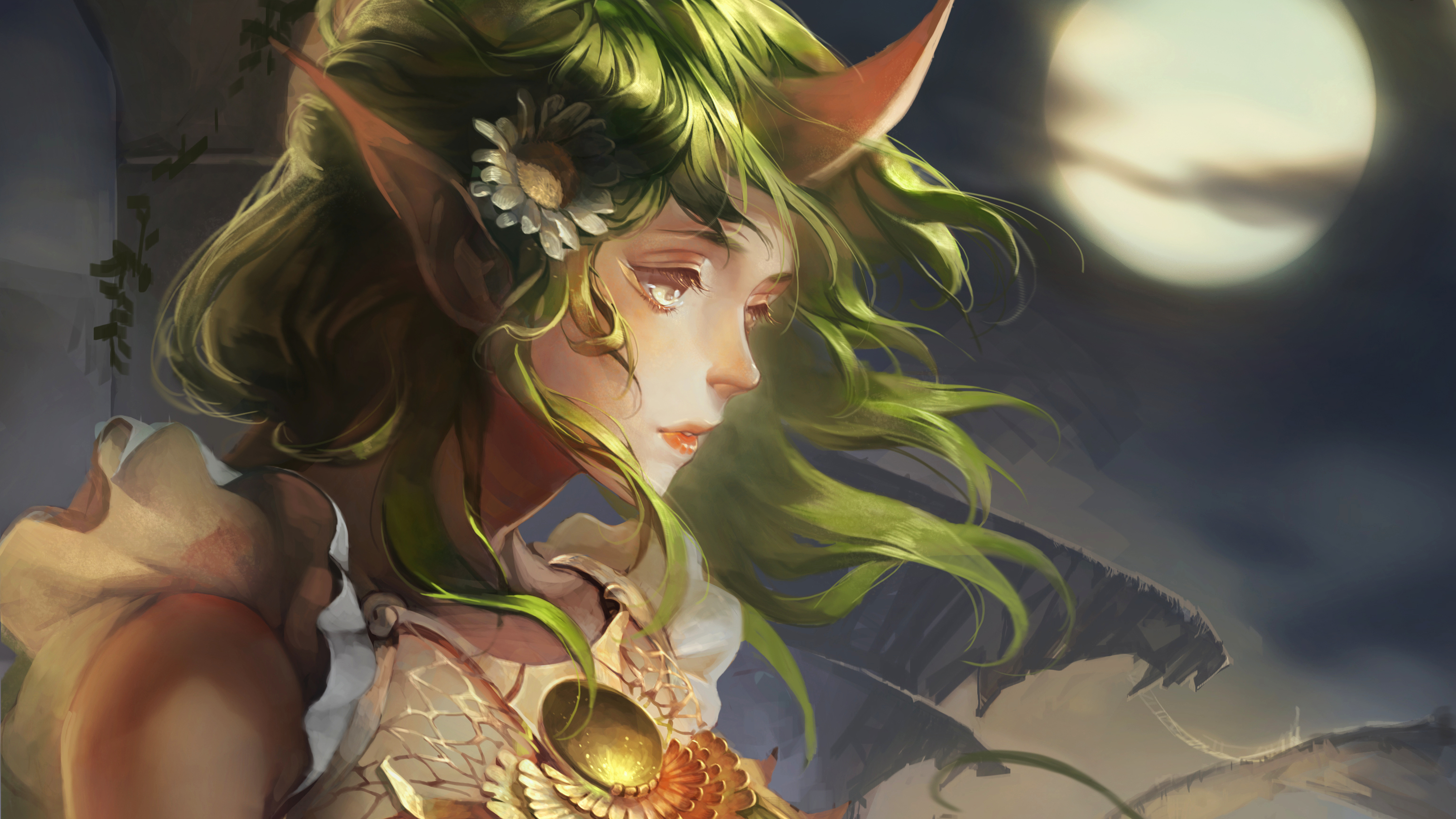 Soraka from League of Legends HD Wallpaper