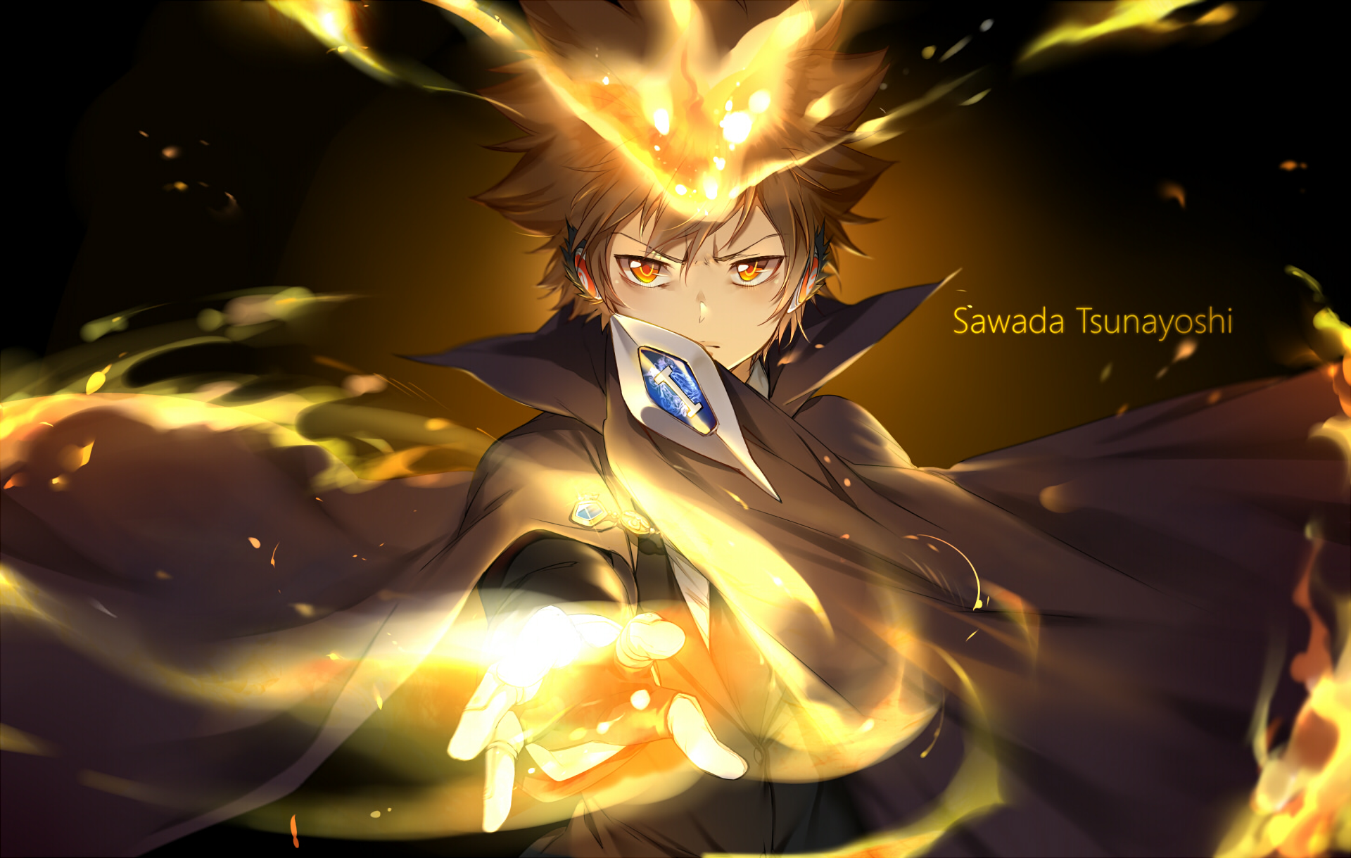 Sawada Tsunayoshi from Reborn! HD Wallpaper