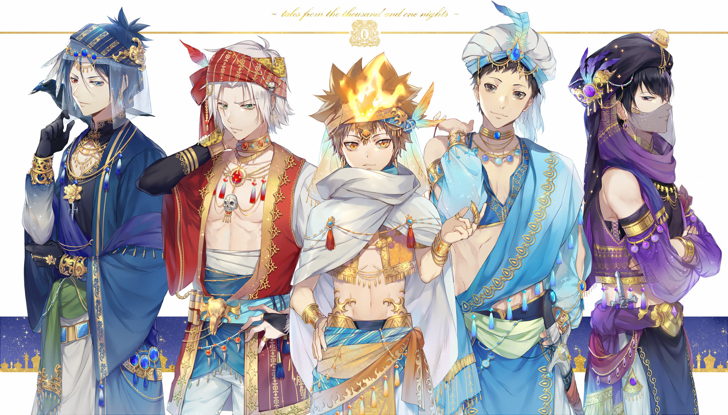 Tales from the Thousand and One Nights characters HD Wallpaper