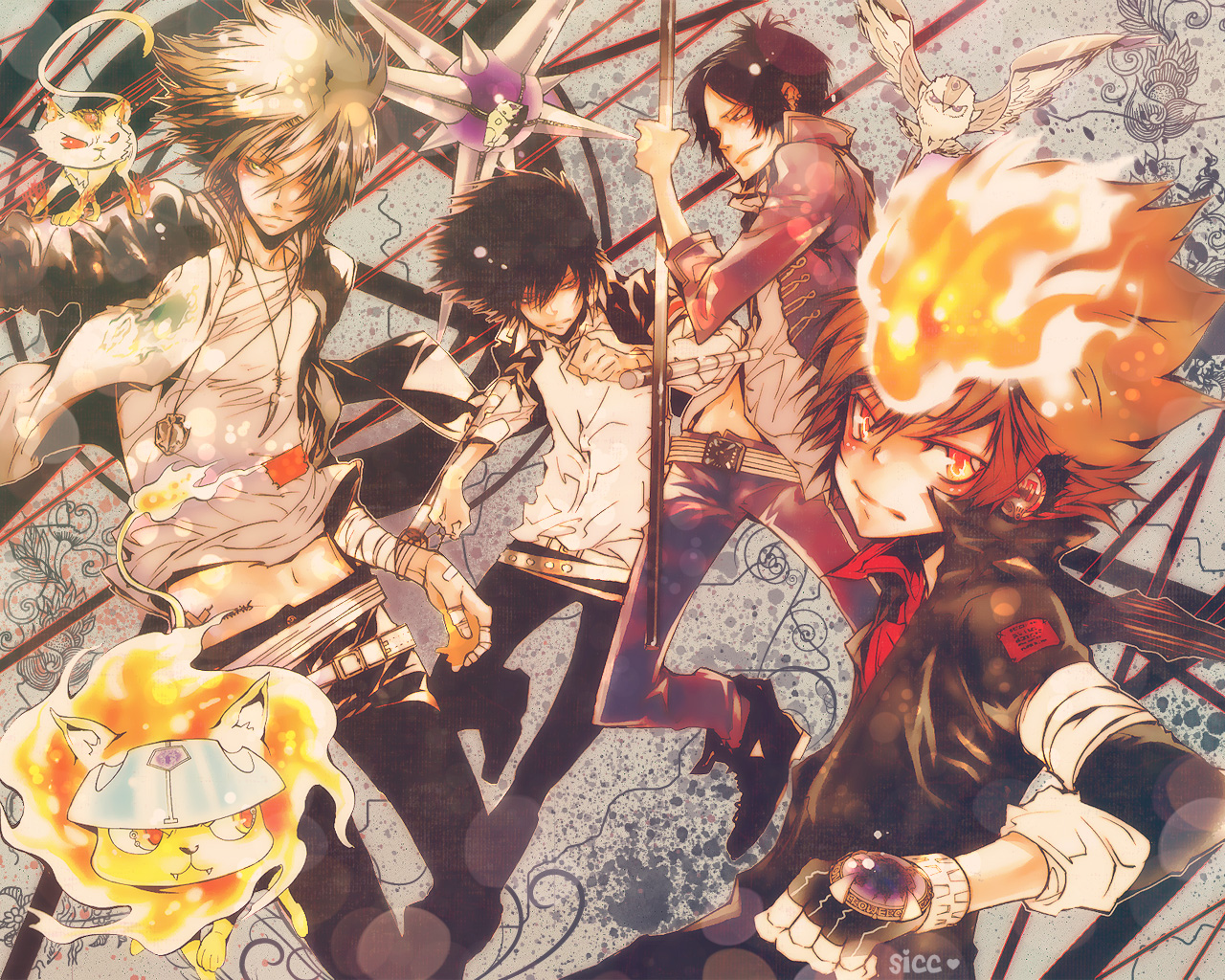 Katekyo Hitman Reborn! Characters HD Wallpaper