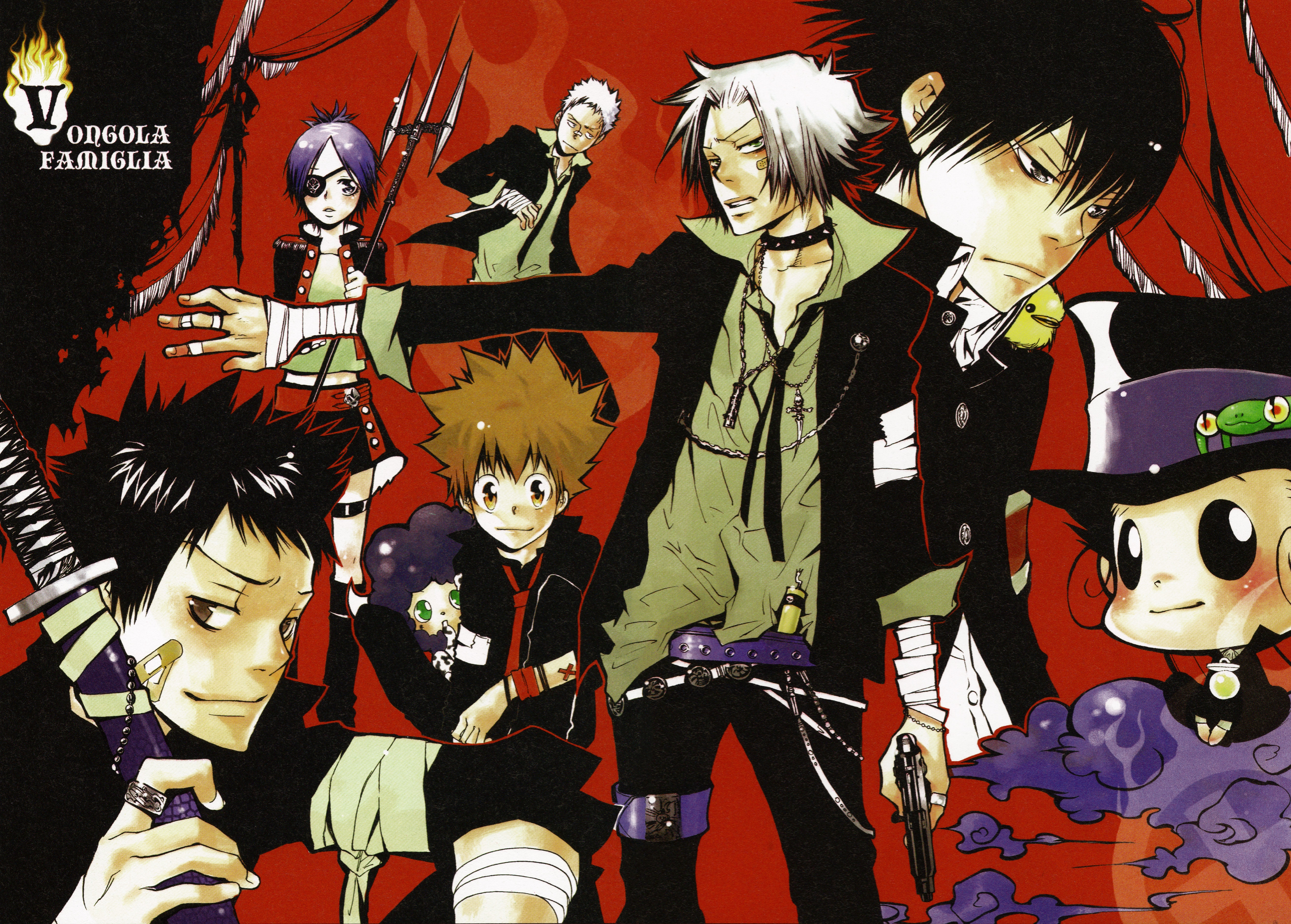 Katekyo Hitman Reborn! characters HD Wallpaper