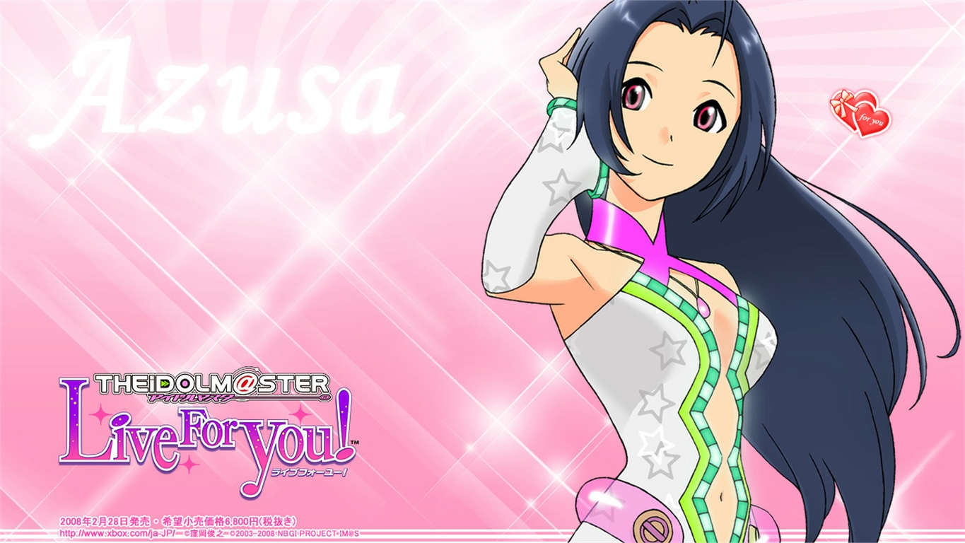 Azusa from THE iDOLM@STER Live For You! HD Wallpaper