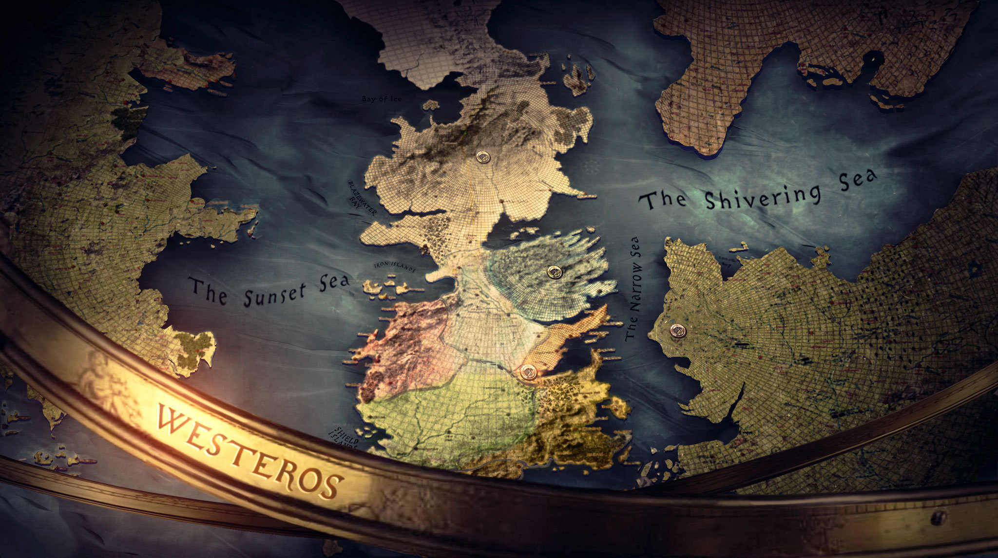 Map of Westeros from Game of Thrones HD Wallpaper