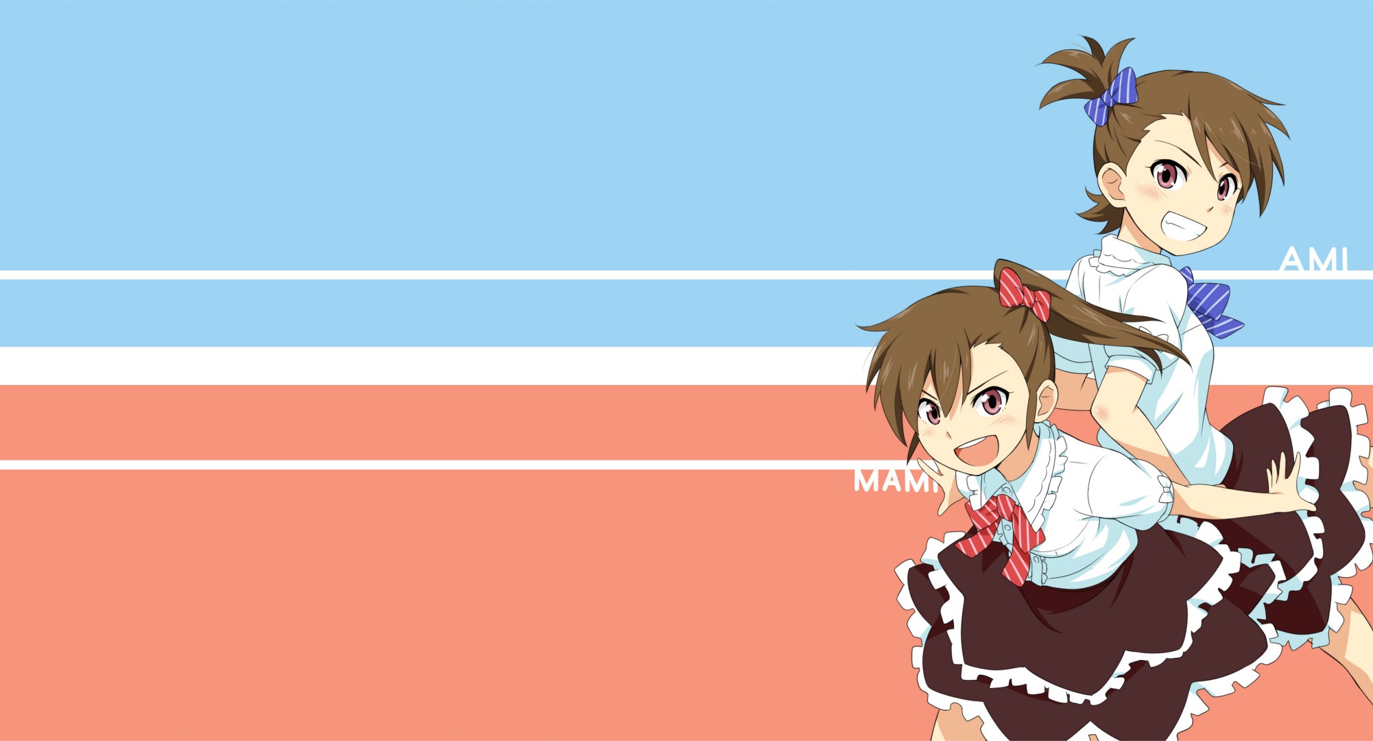 Ami and Mami Futami from The Idolmaster HD Wallpaper