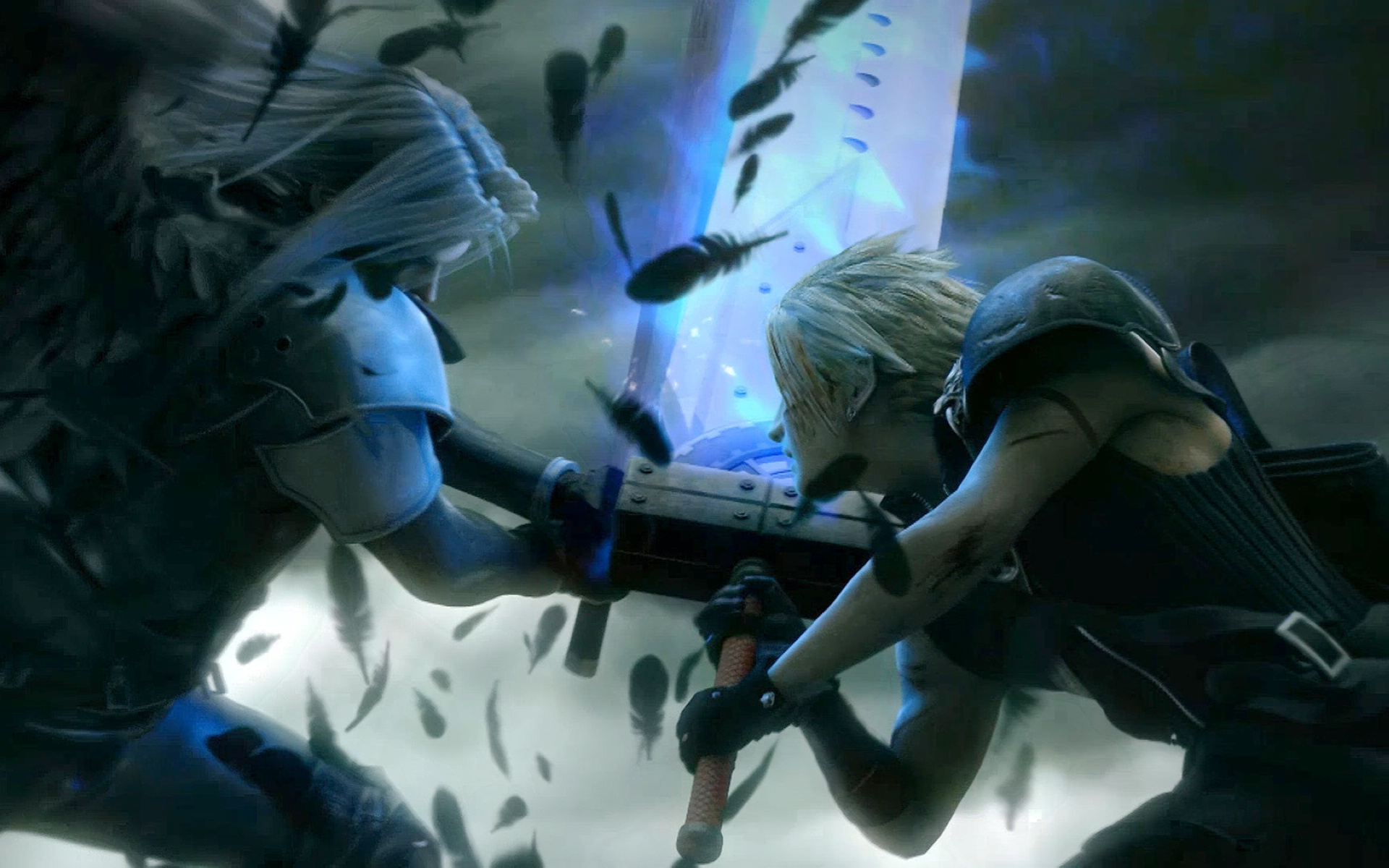 Sephiroth and Cloud from Final Fantasy VII HD Wallpaper