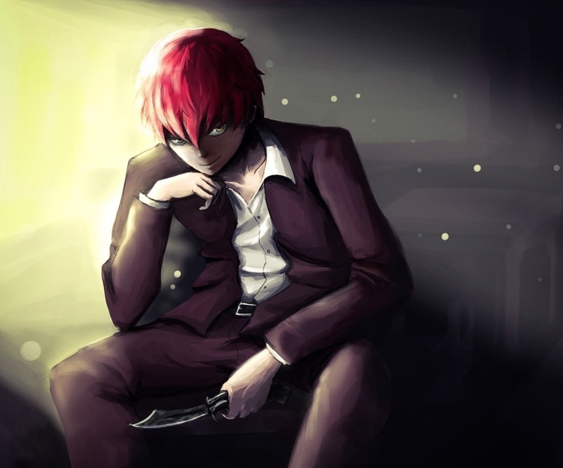 Karma Akabane from Assassination Classroom HD Wallpaper