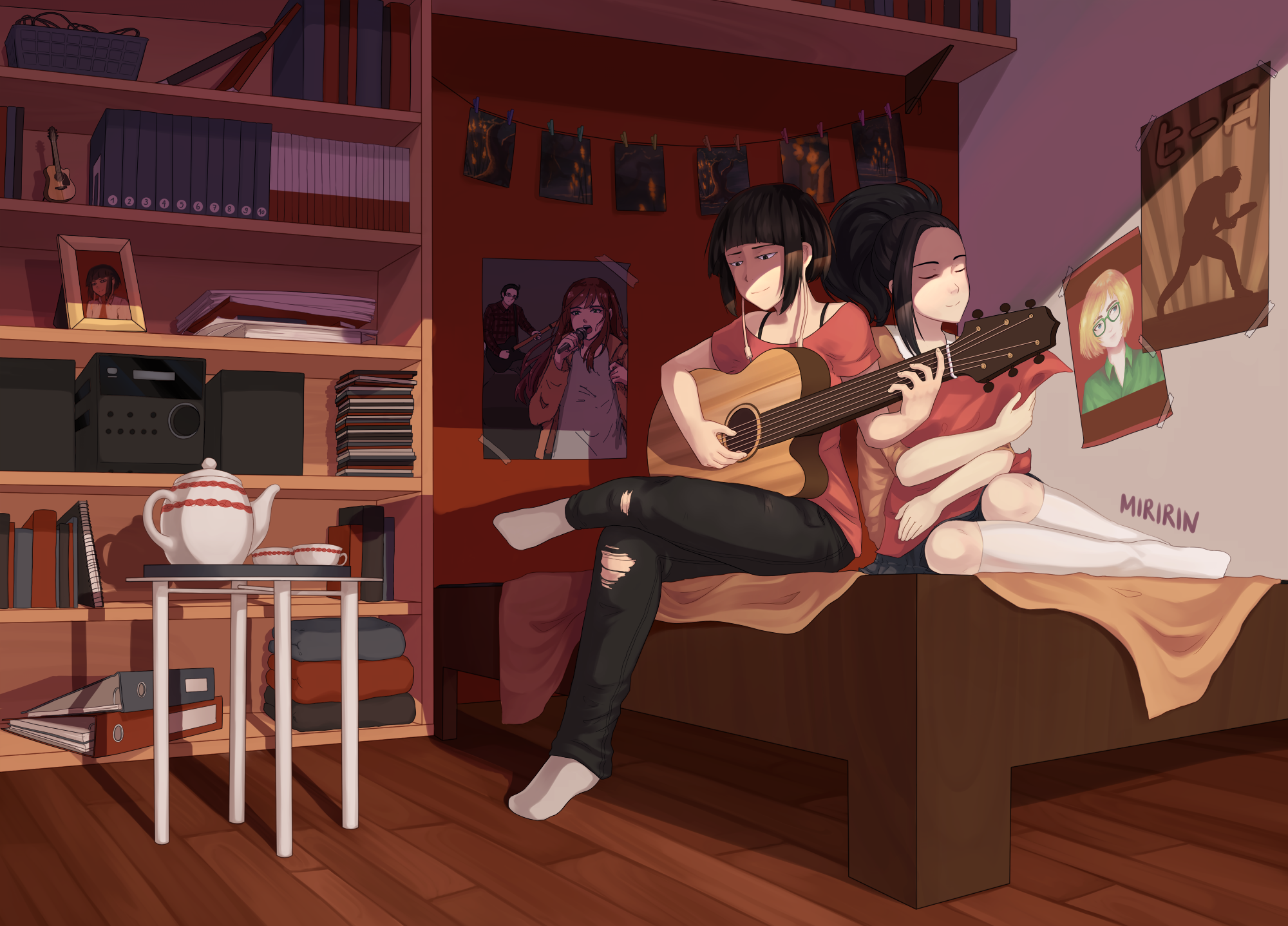 Kyoka Jiro and Momo Yaoyorozu from My Hero Academia HD Wallpaper