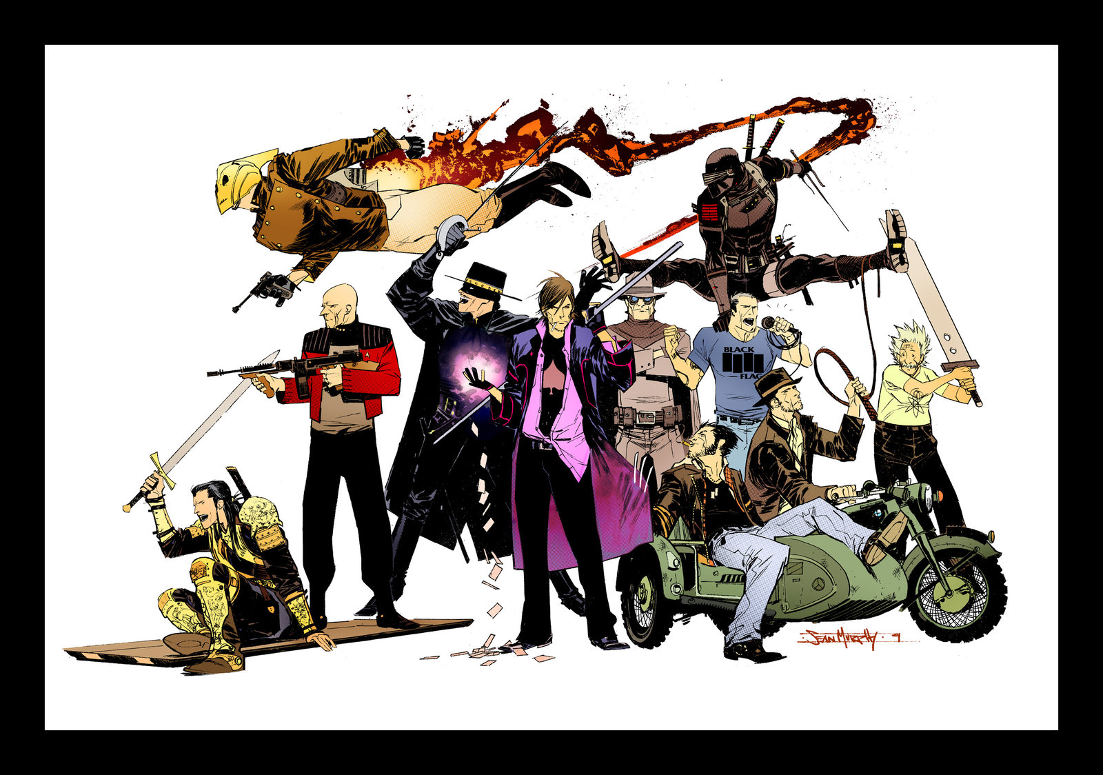 Gambit and other characters from X-Men HD Wallpaper
