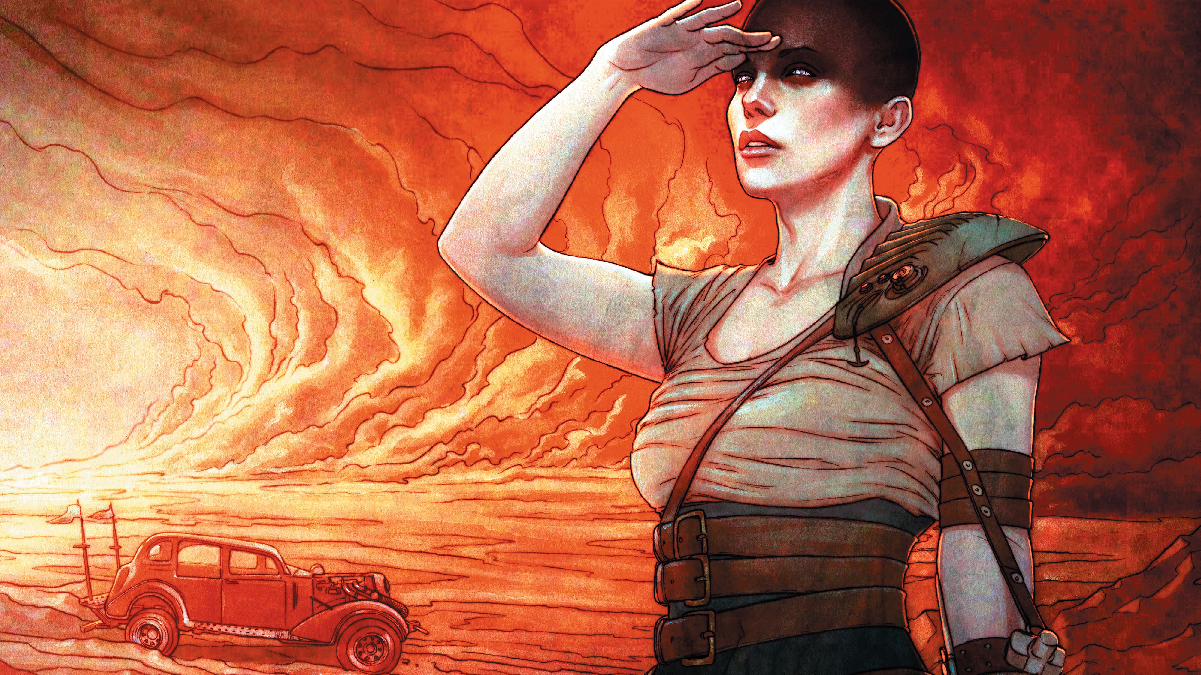 Imperator Furiosa from Mad Max HD Wallpaper