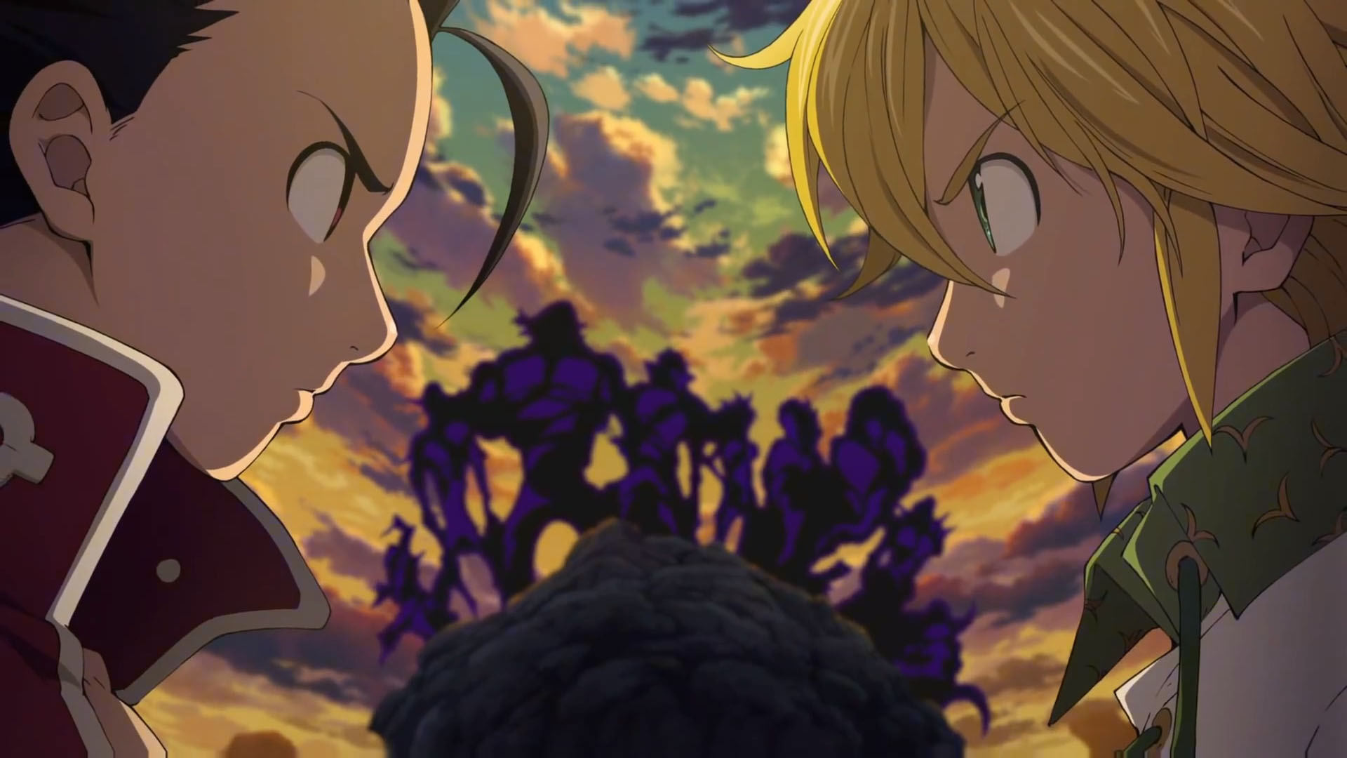 Zeldris Intense Standoff at Sunset HD Wallpaper