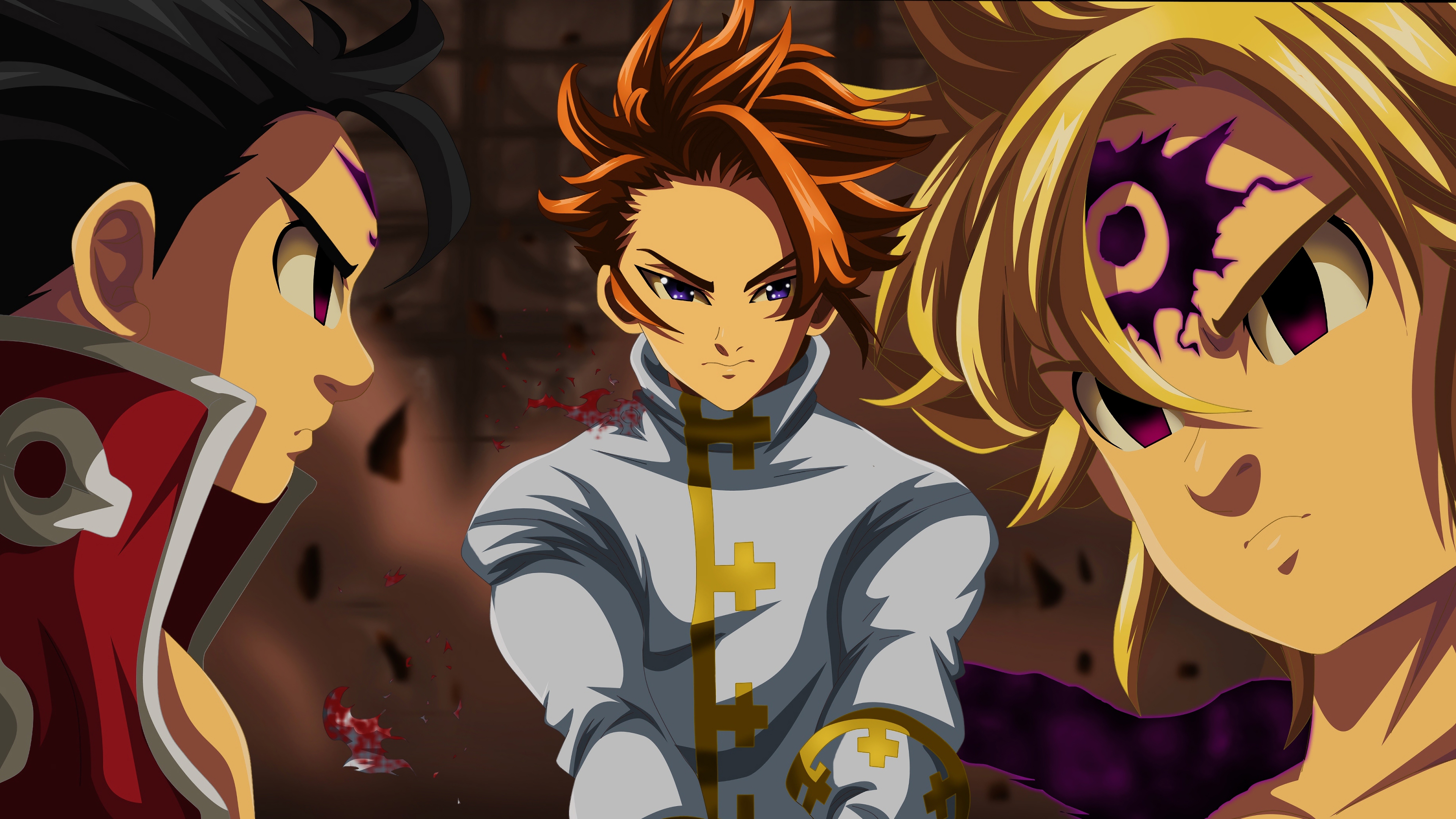 Zeldris and Meliodas from The Seven Deadly Sins HD Wallpaper
