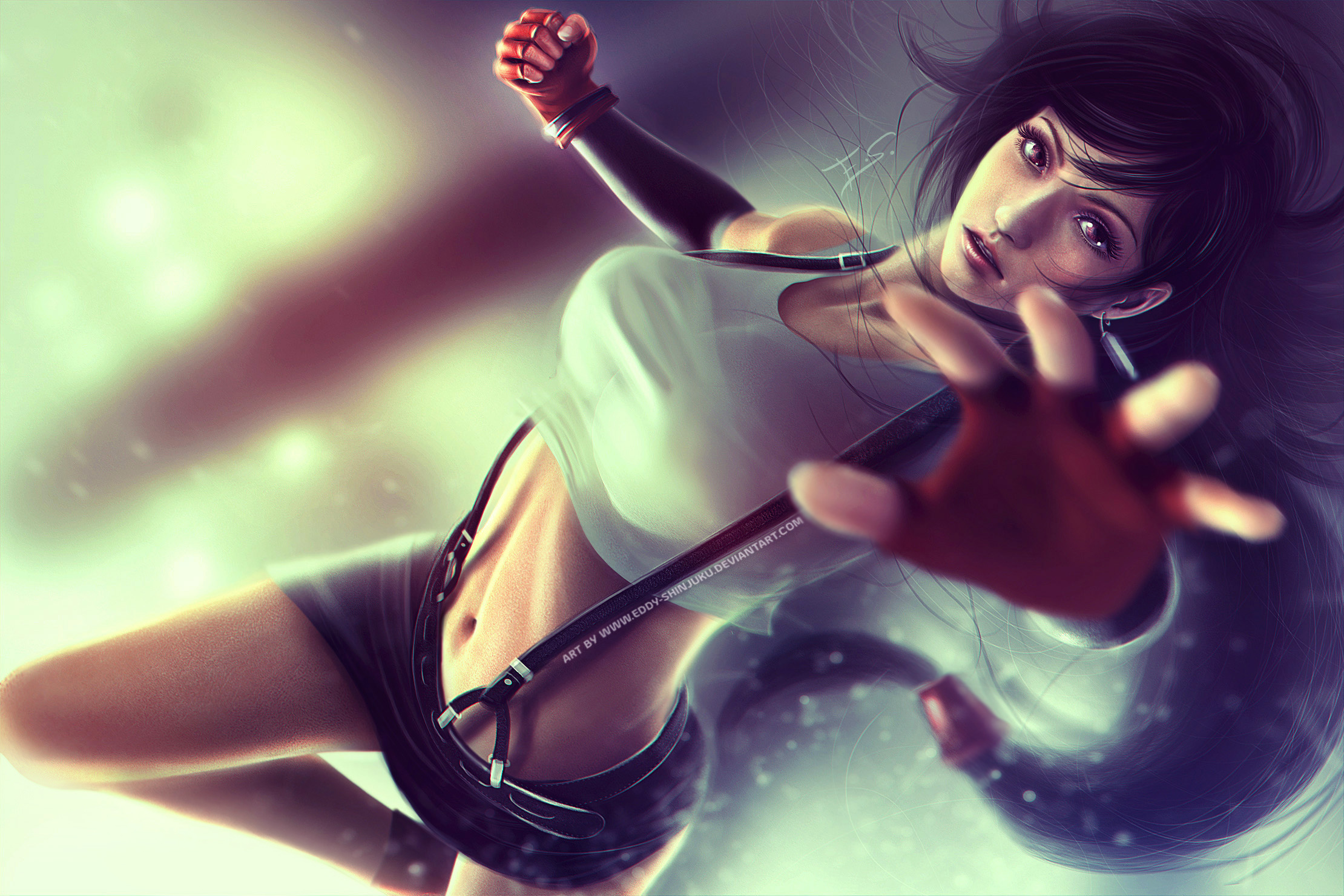Tifa Lockhart from Final Fantasy VII HD Wallpaper