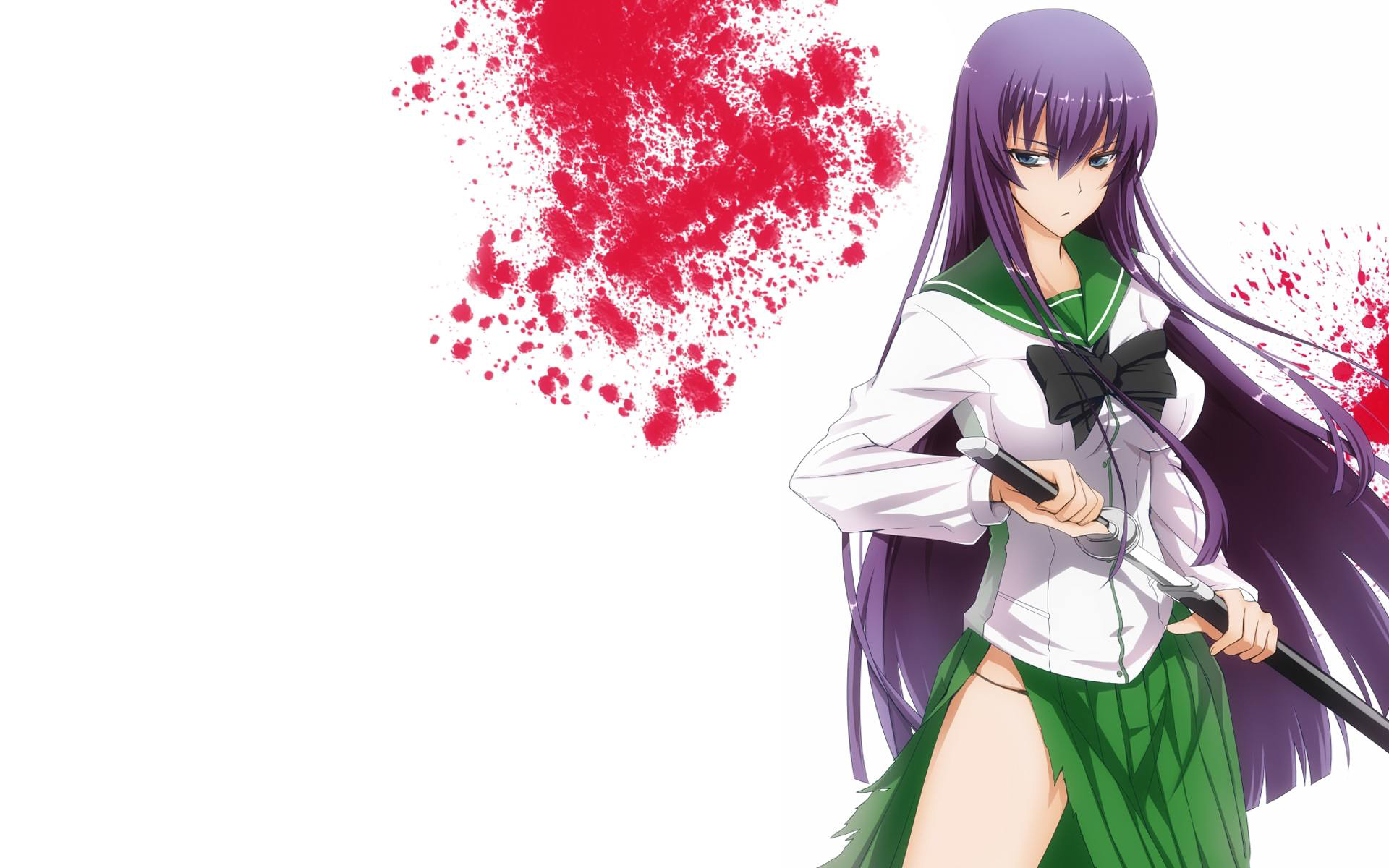 Saeko Busujima from Highschool of the Dead HD Wallpaper