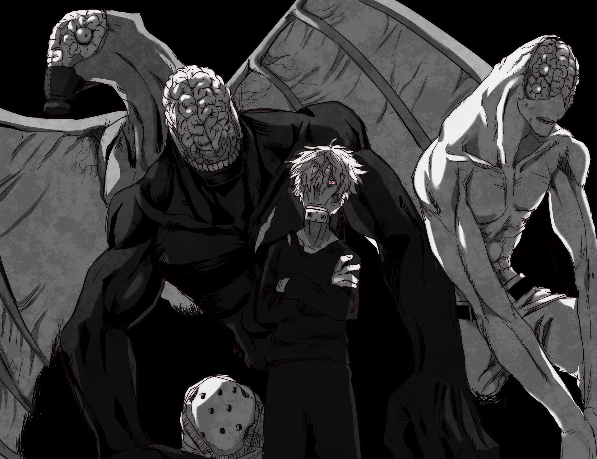 Tomura Shigaraki and Nomu from My Hero Academia HD Wallpaper