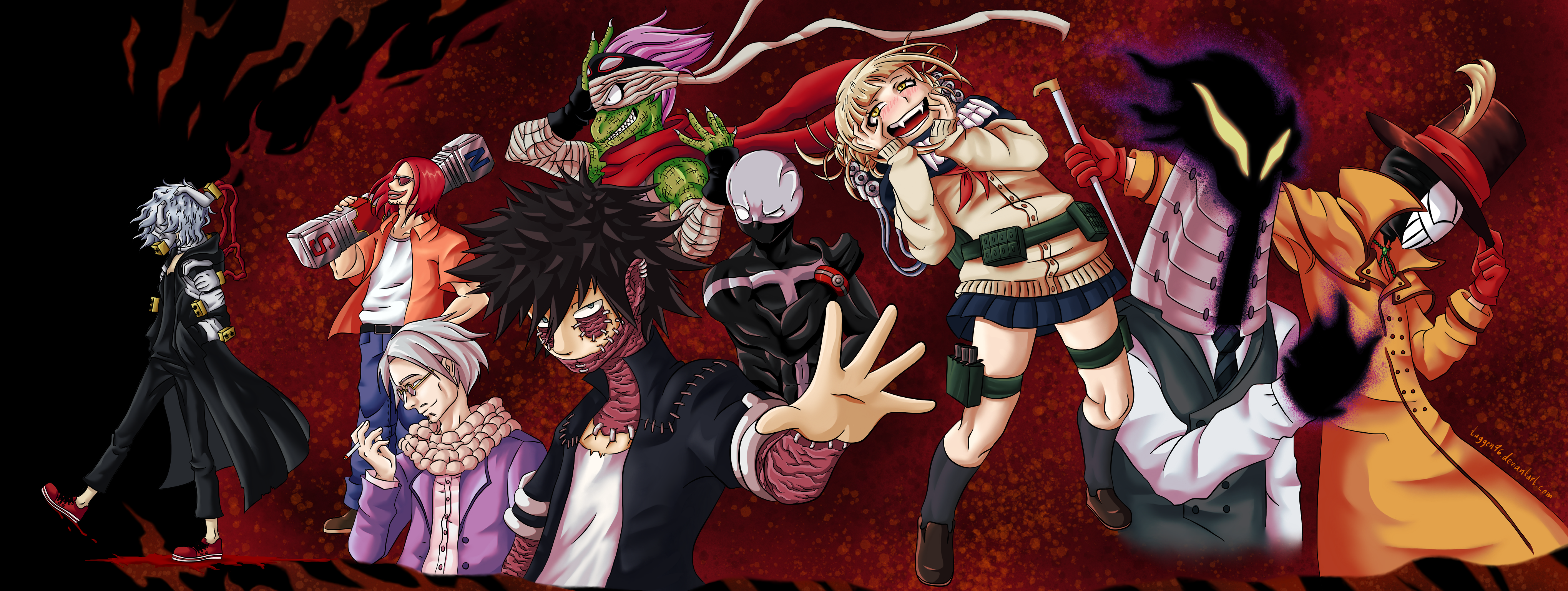 My Hero Academia Villains HD Wallpaper