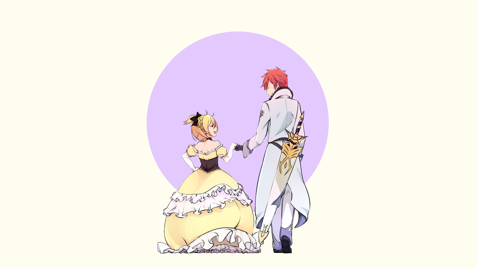 Felt from Re:ZERO and a man with a sword HD Wallpaper