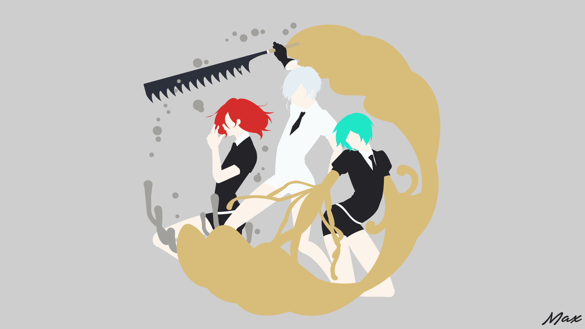 Cinnabar and friends from Houseki no Kuni HD Wallpaper