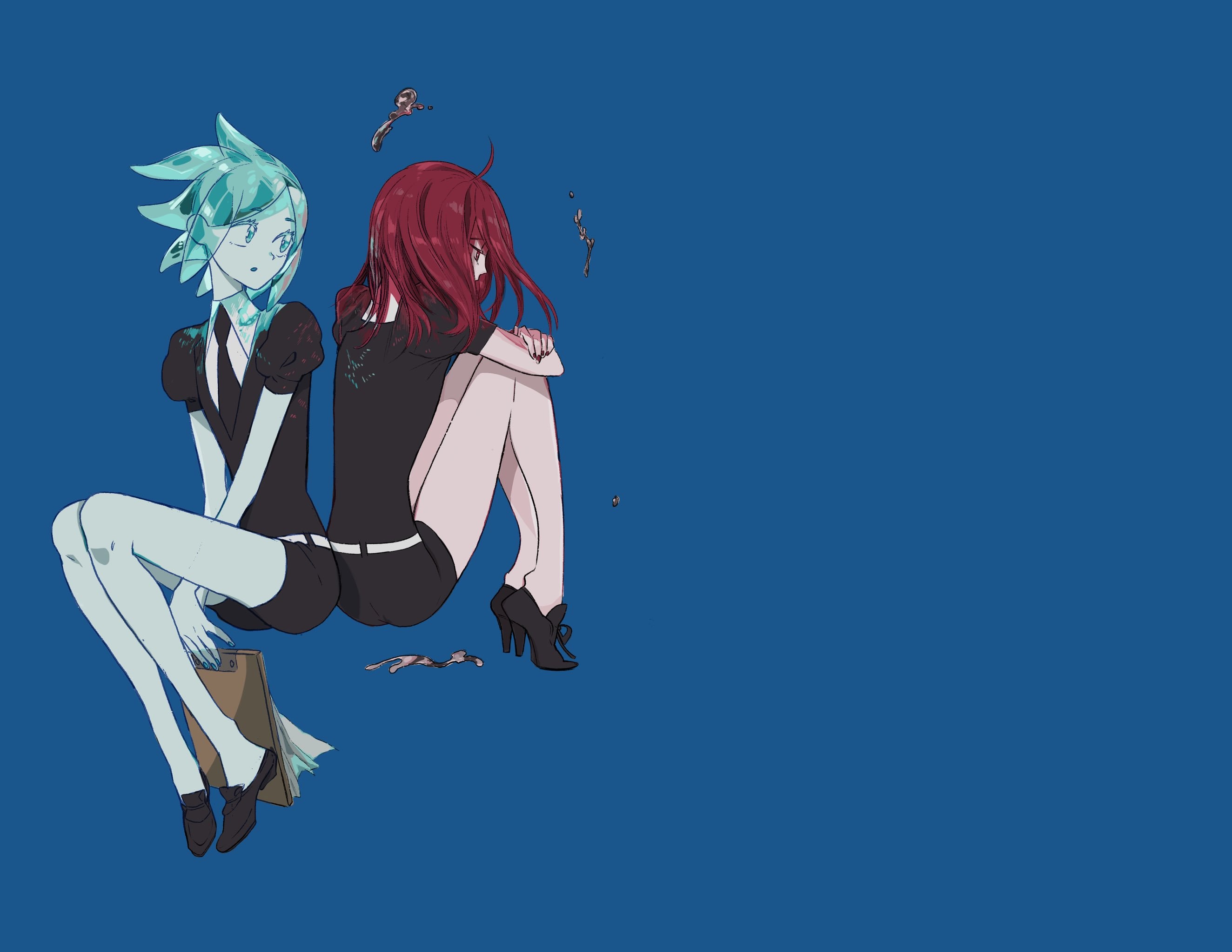 Cinnabar and Phos from Houseki no Kuni HD Wallpaper