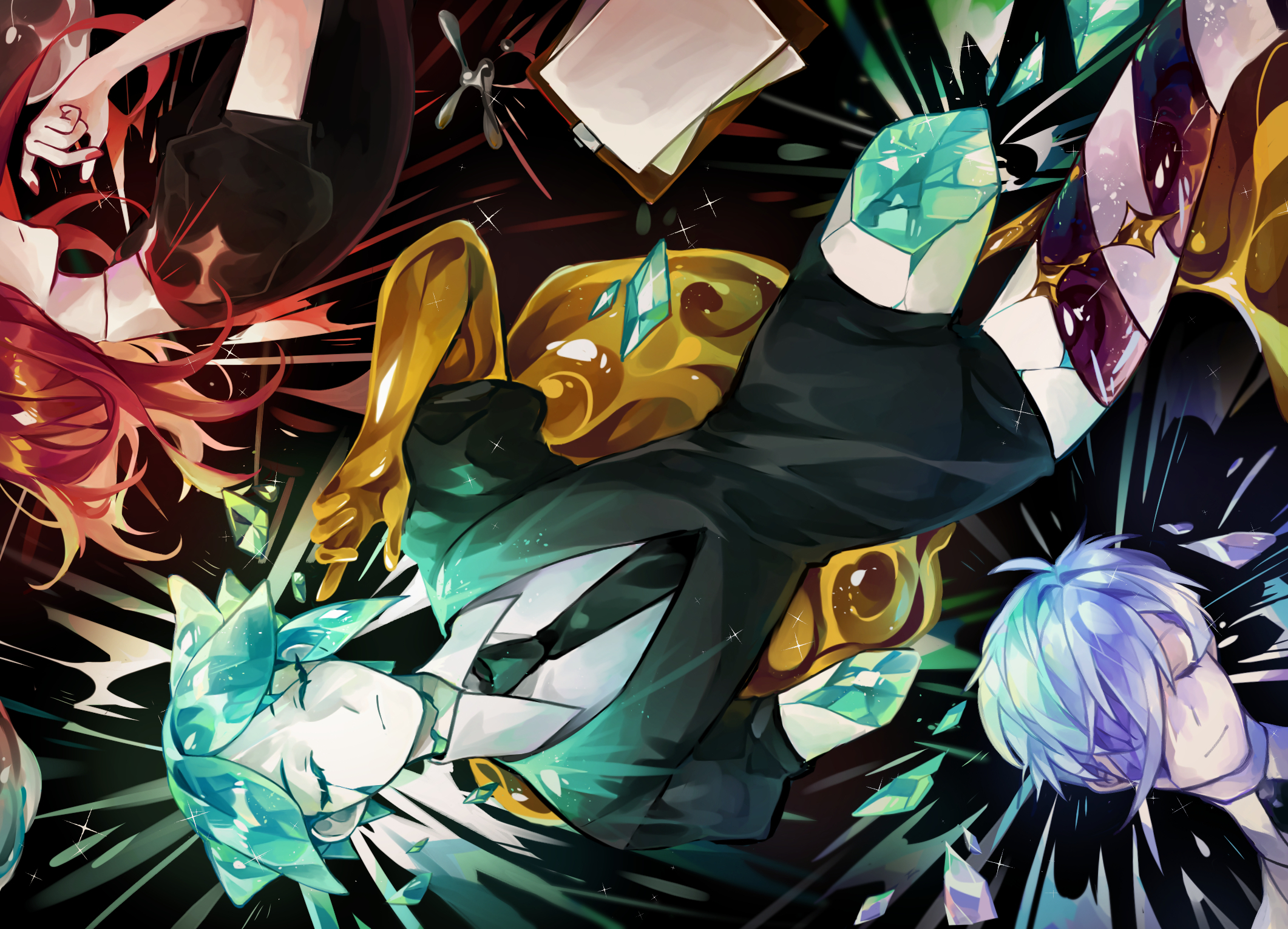 Cinnabar from Houseki no Kuni HD Wallpaper