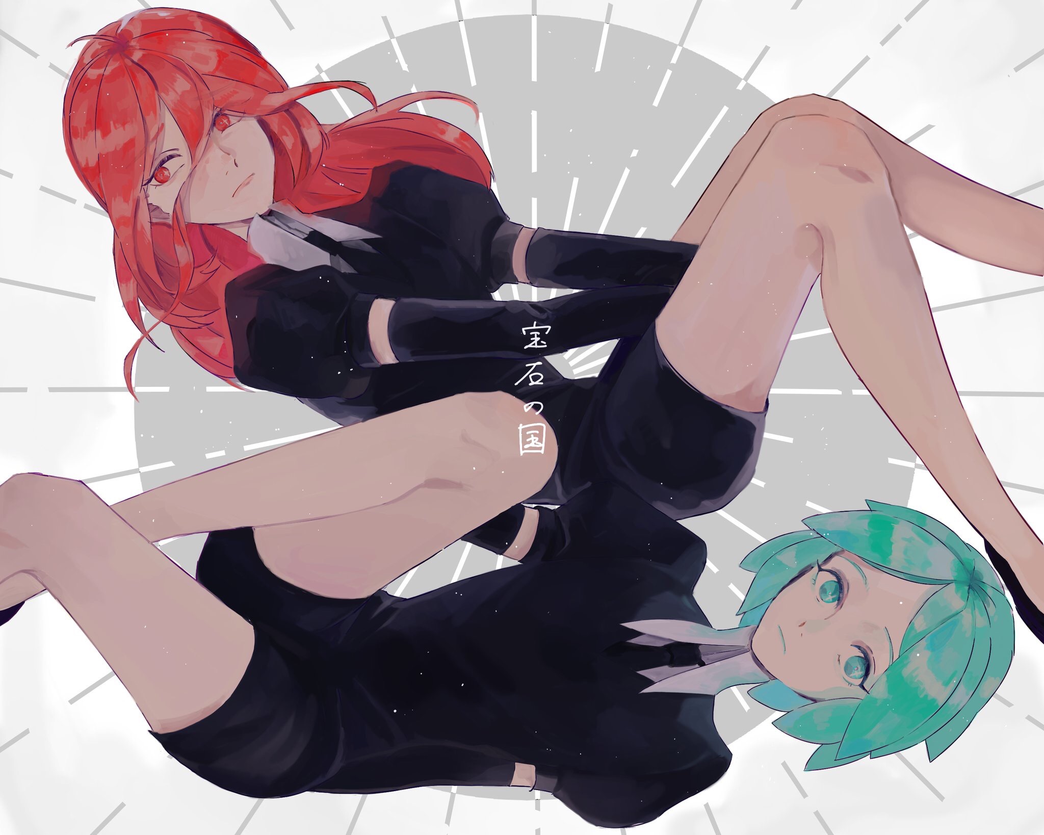 Cinnabar and Phos from Houseki no Kuni HD Wallpaper