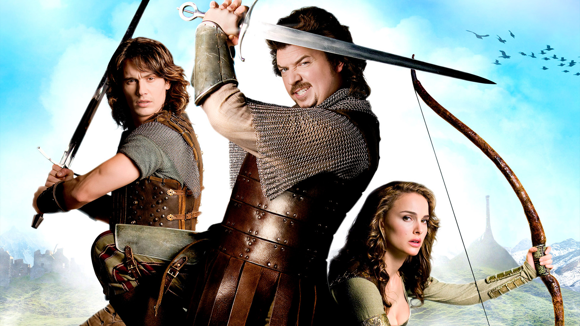 James Franco, Natalie Portman, and Danny McBride in Your Highness HD Wallpaper