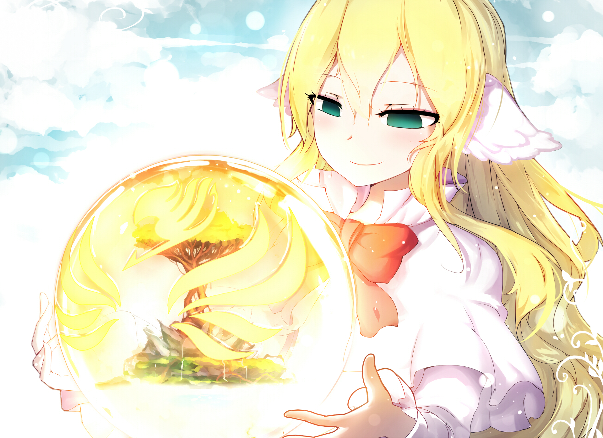 Mavis Vermilion holding a magical orb HD Wallpaper