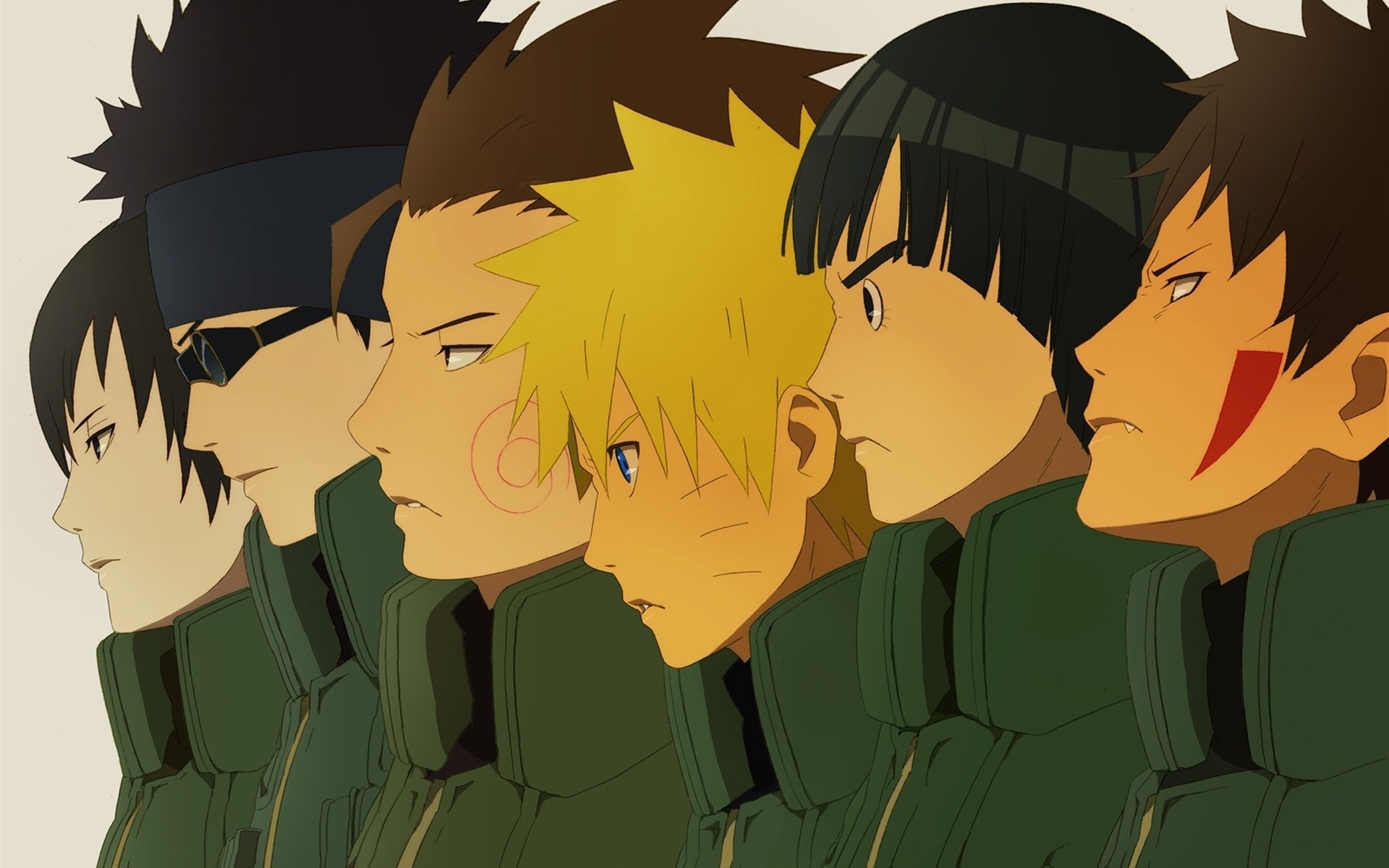 Naruto and his friends from Naruto HD Wallpaper