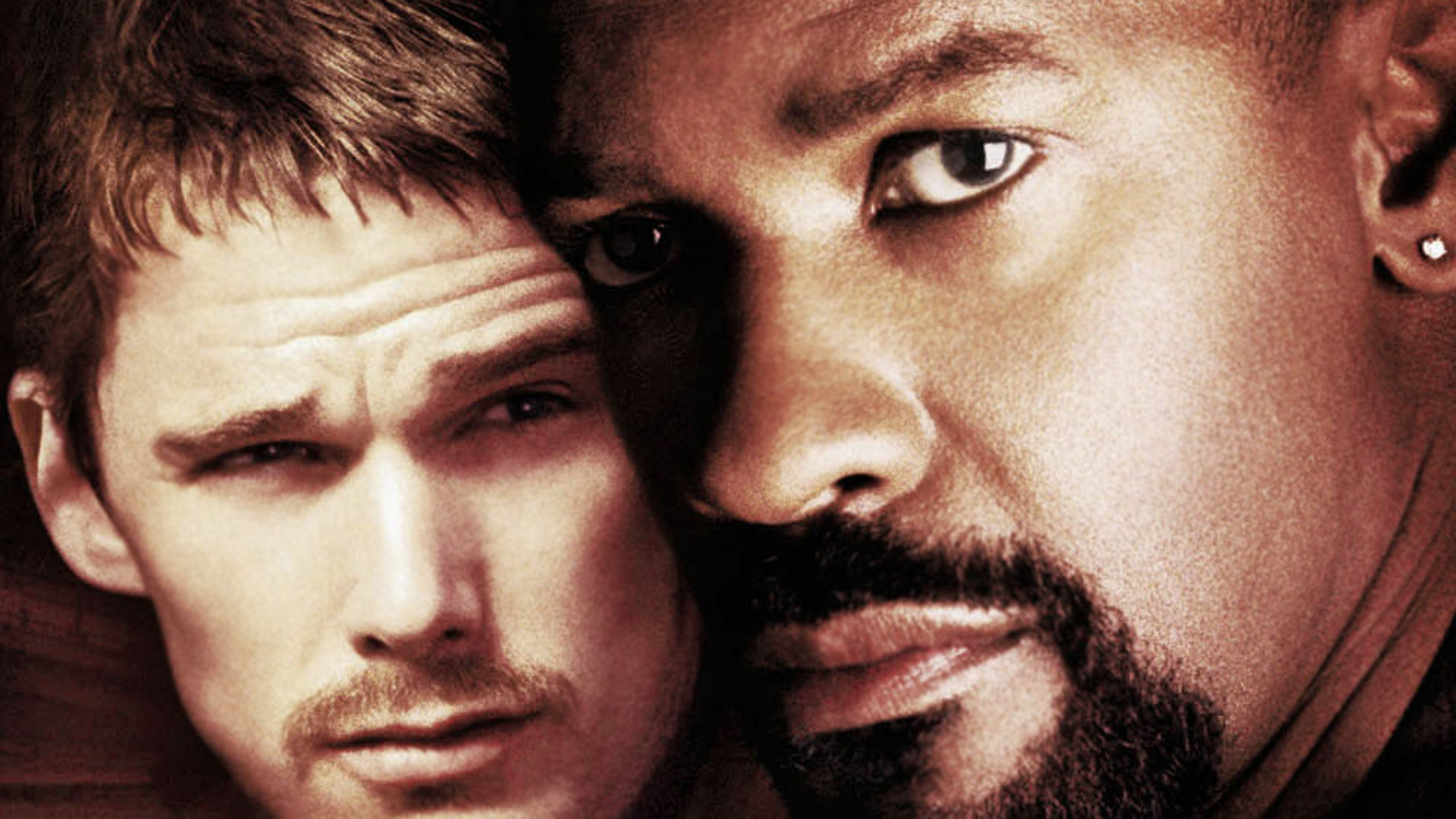 Ethan Hawke and Denzel Washington close-up HD Wallpaper