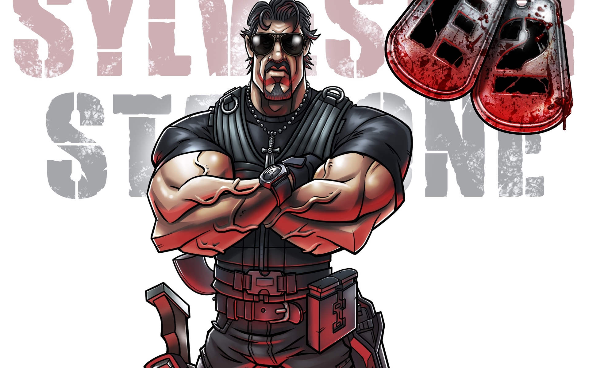 Barney Ross from The Expendables HD Wallpaper
