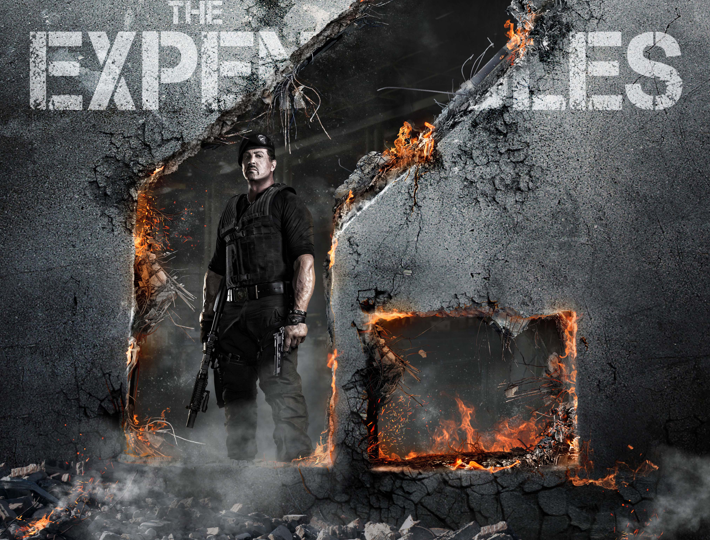 The Expendables Sylvester Stallone HD Wallpaper
