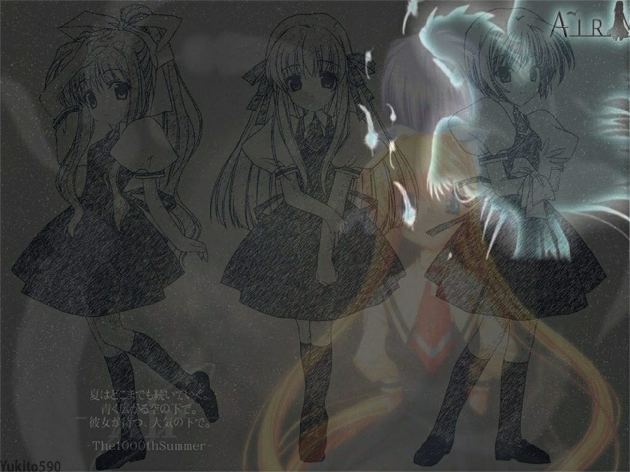 Kano Kirishima from AIR HD Wallpaper