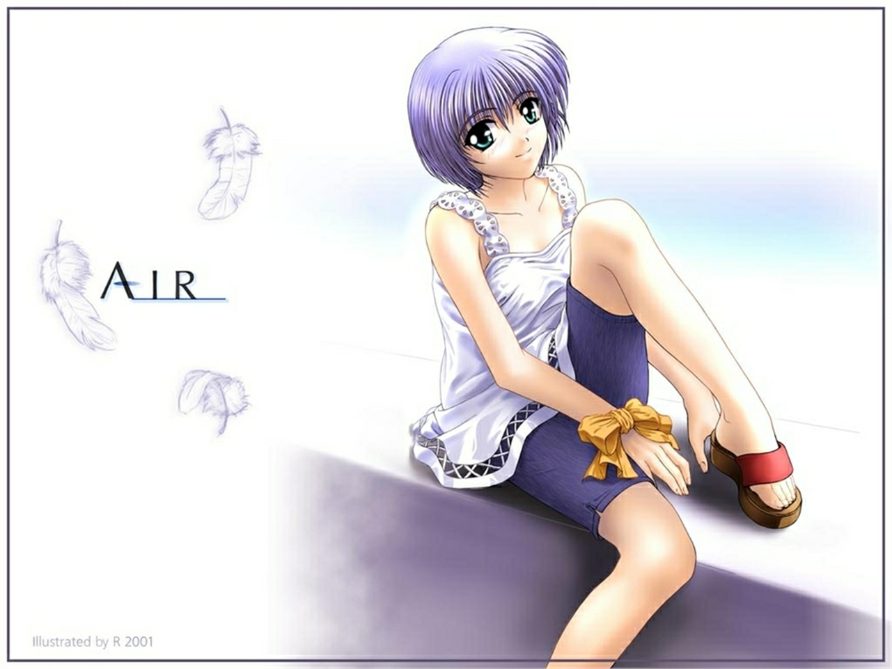 Kano Kirishima from AIR HD Wallpaper