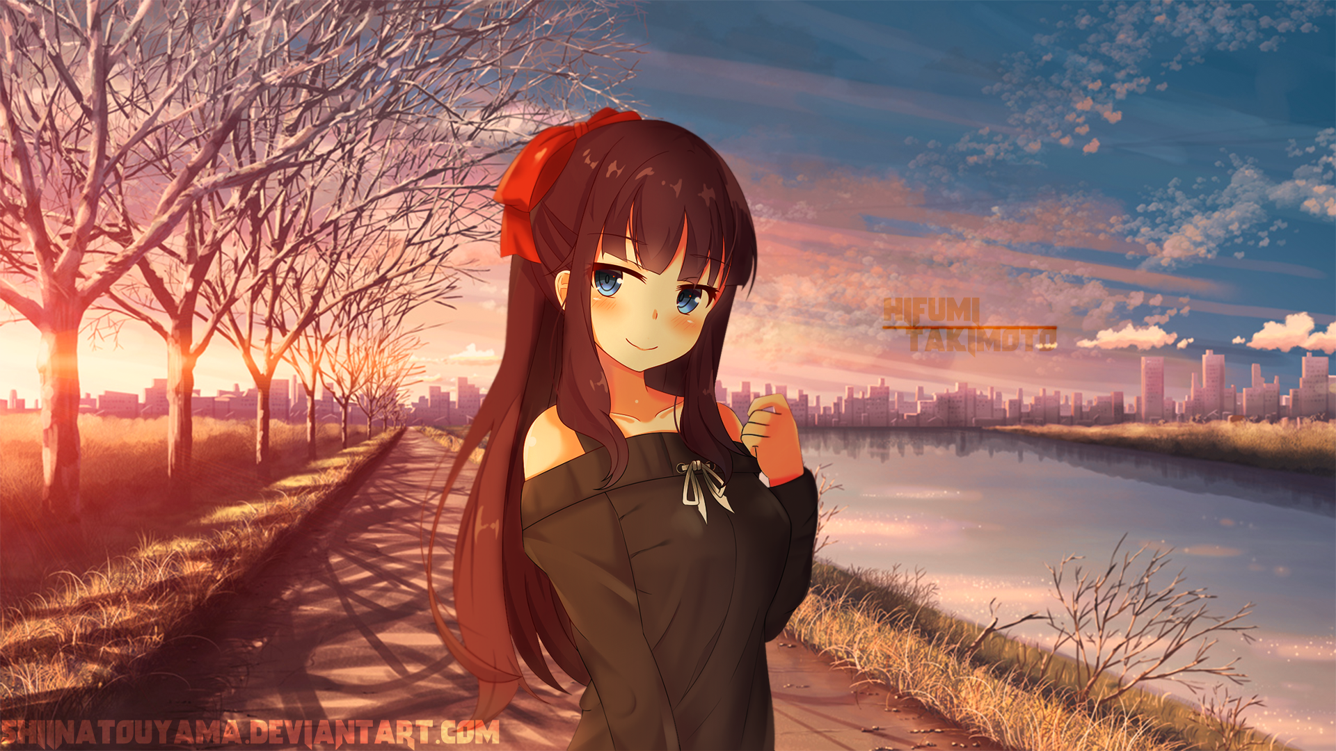 Hifumi Takimoto by Shinatouyama HD Wallpaper