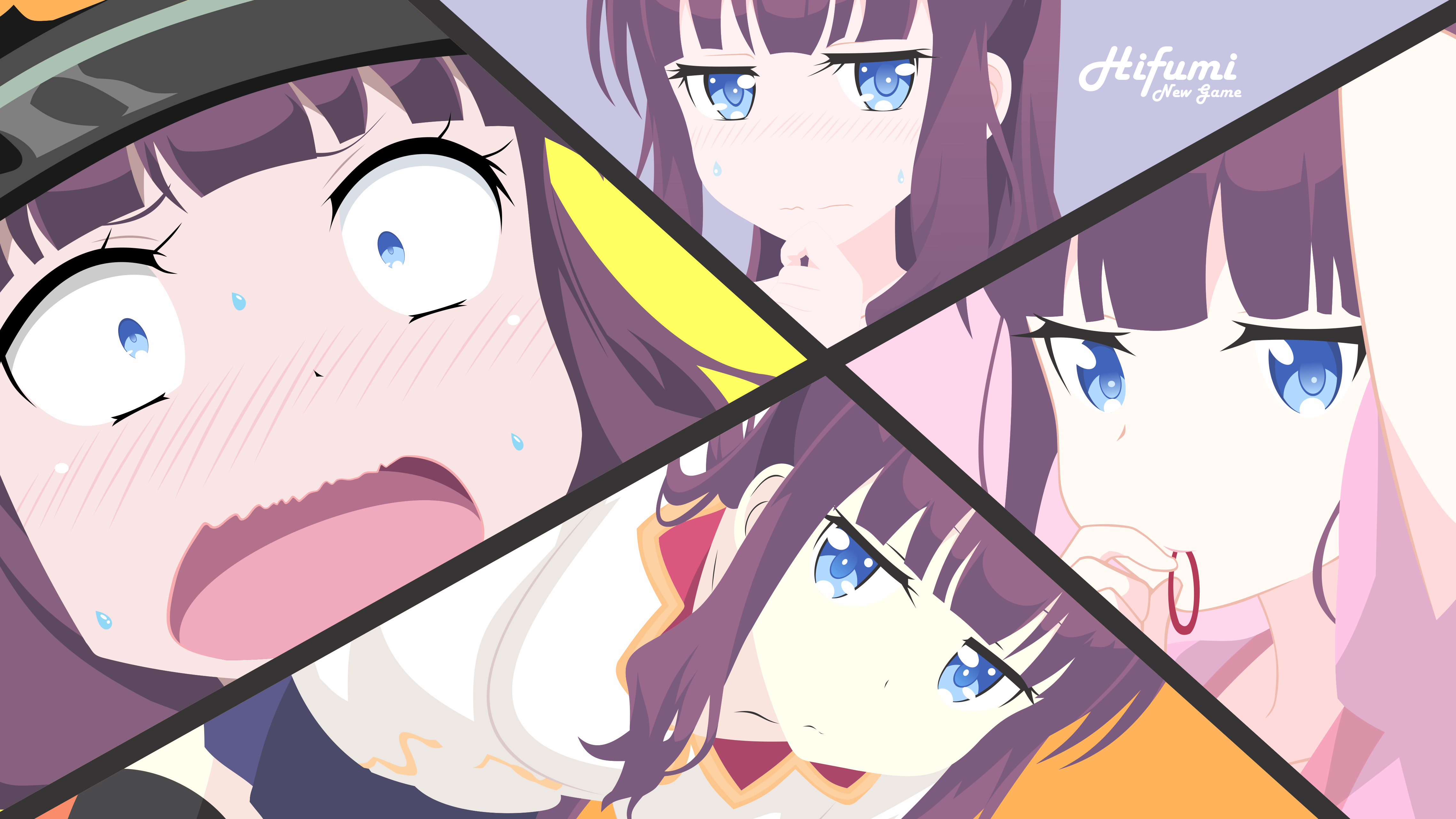 Hifumi Takimoto from New Game! HD Wallpaper