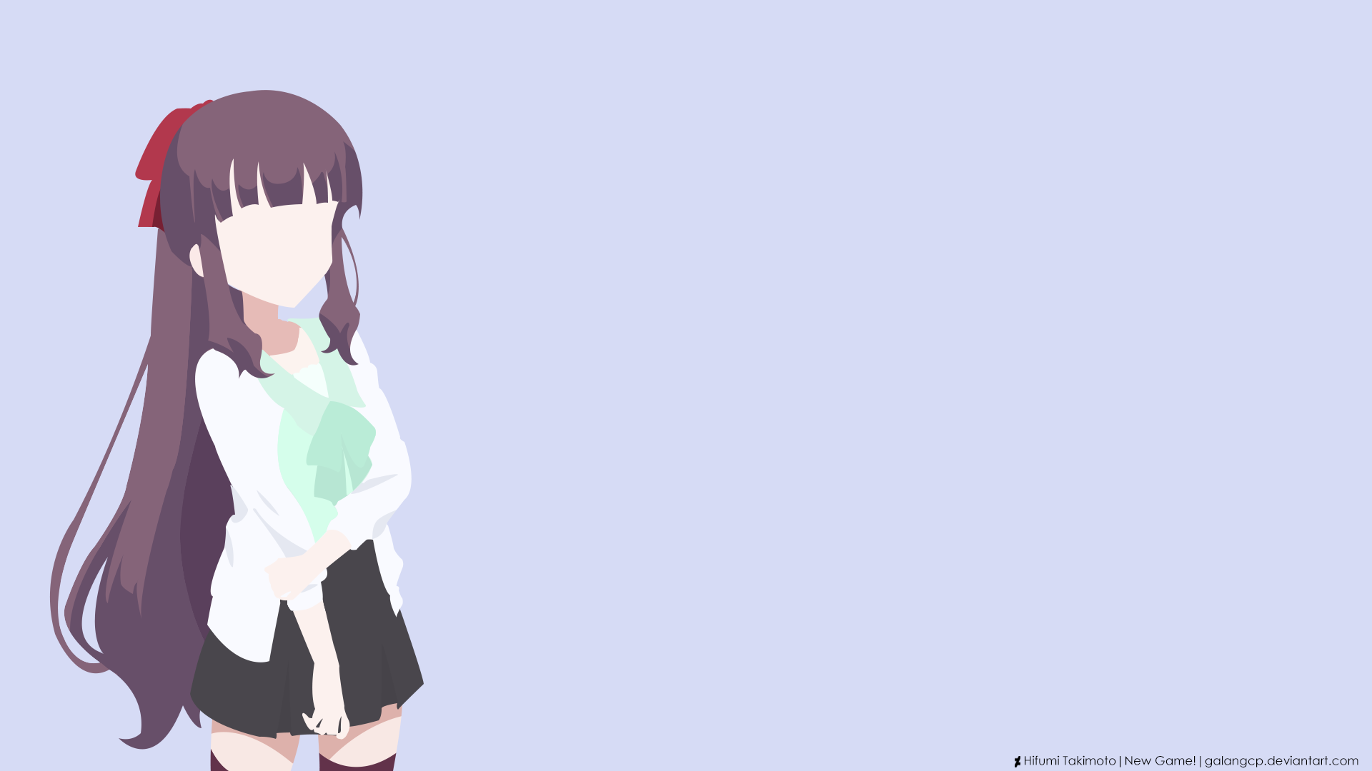 Hifumi Takimoto from New Game! HD Wallpaper