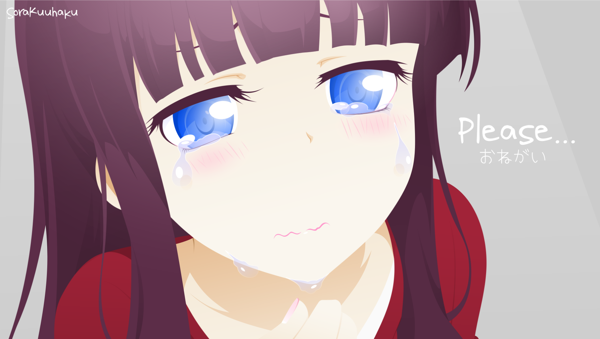 Hifumi Takimoto crying HD Wallpaper