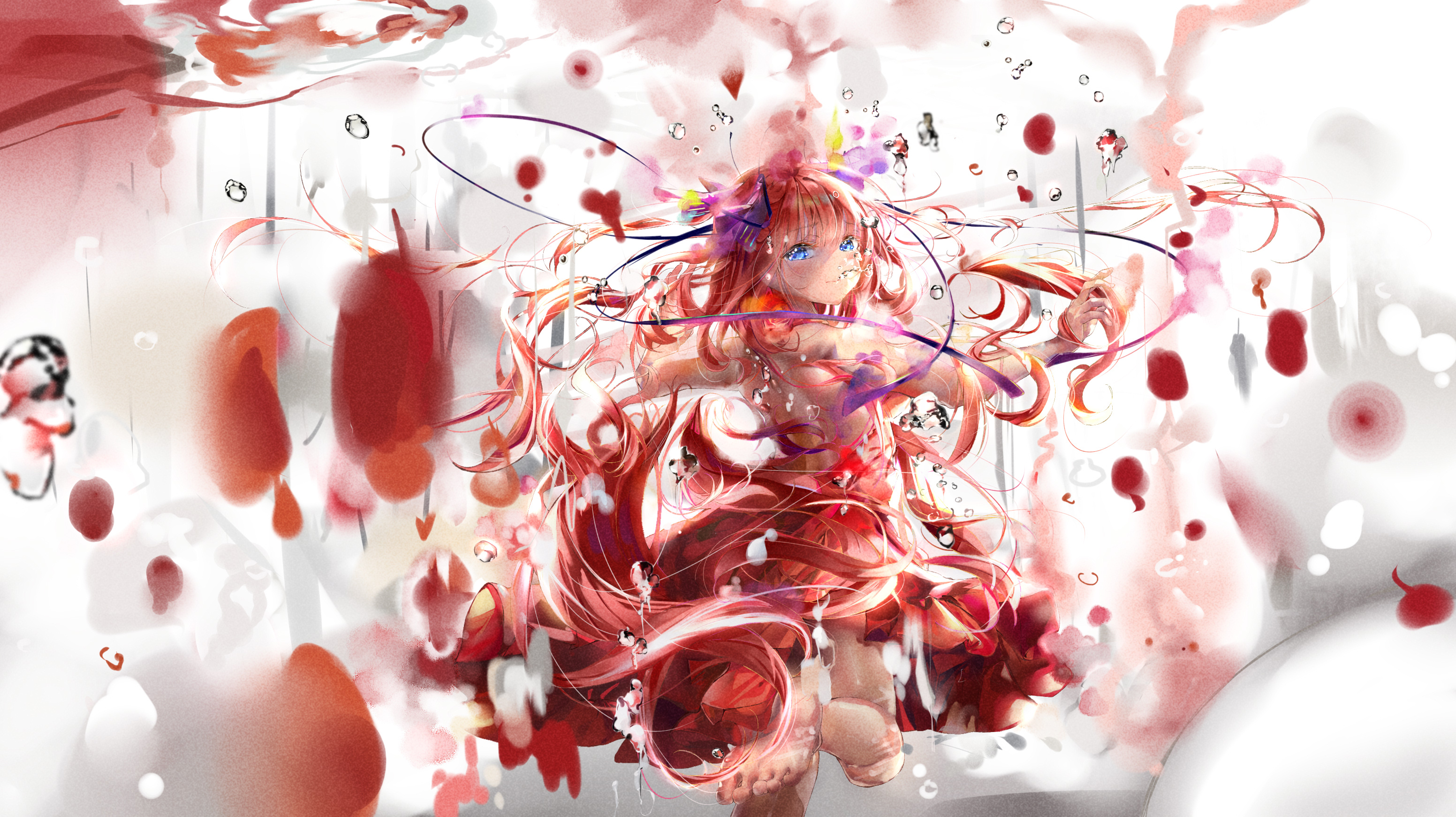 Vibrant Artistic Illustration of Nino Nakano HD Wallpaper