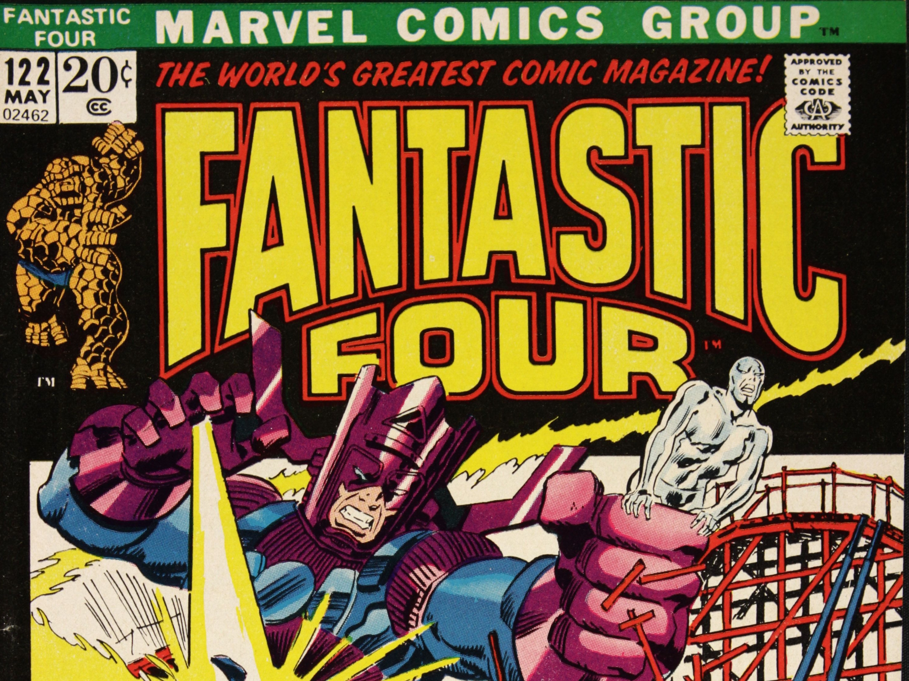 Fantastic Four #122 Galactus and Silver Surfer HD Wallpaper