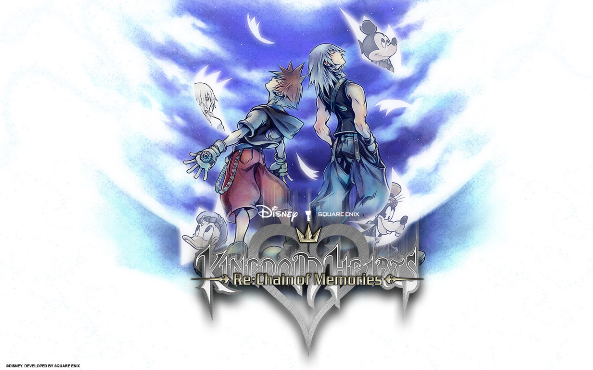 Kingdom Hearts Re:Chain of Memories Sora and Riku HD Wallpaper
