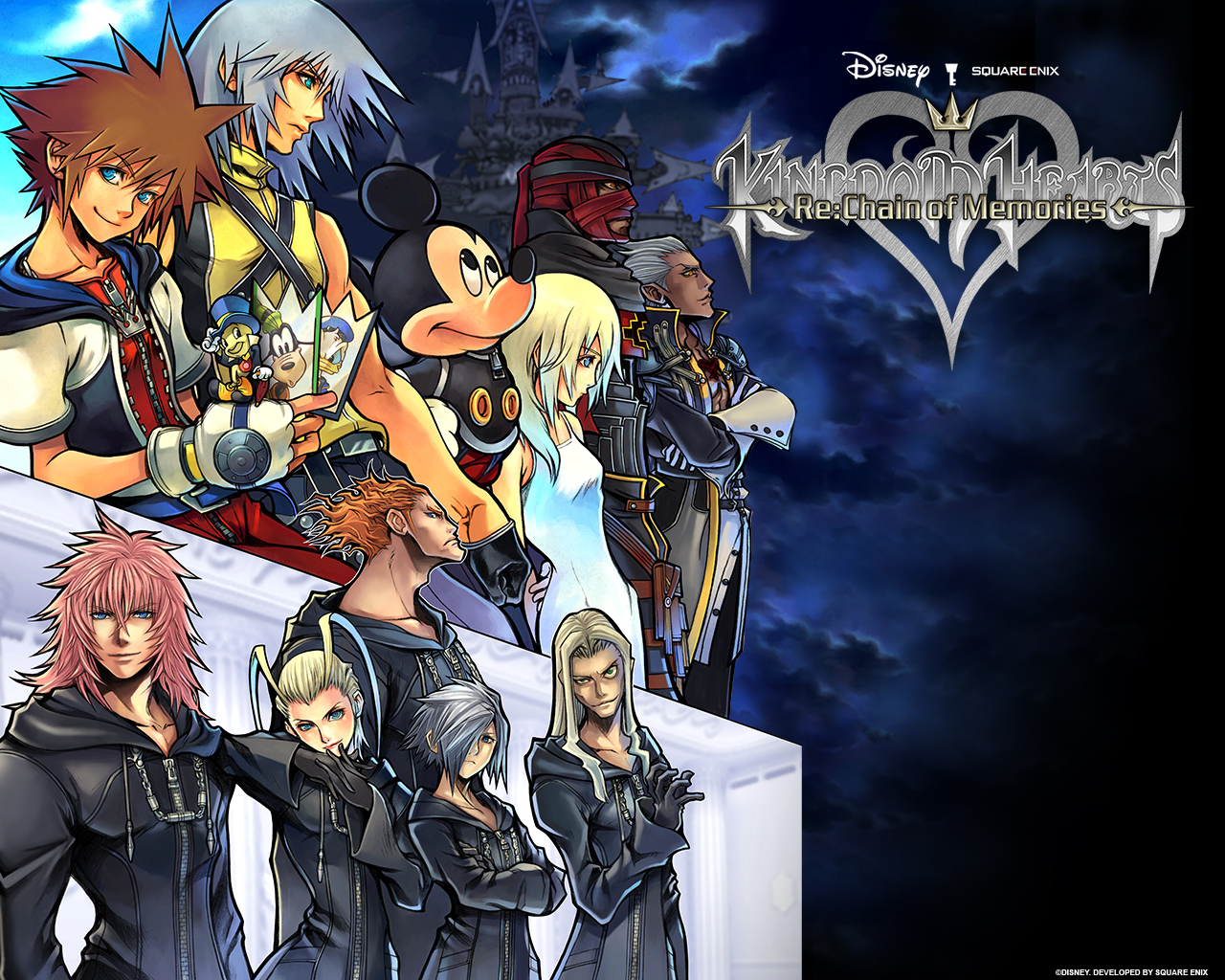 Kingdom Hearts Re: Chain of Memories characters HD Wallpaper